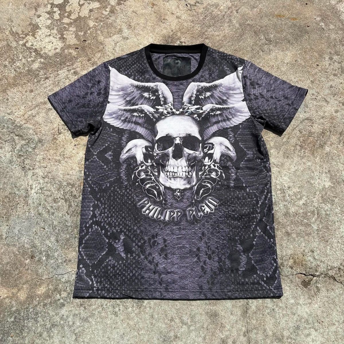 Philipp Plein Philipp Plein Skull Wings All Over Print Tee Size US S / EU 44-46 / 1 - 21 Thumbnail