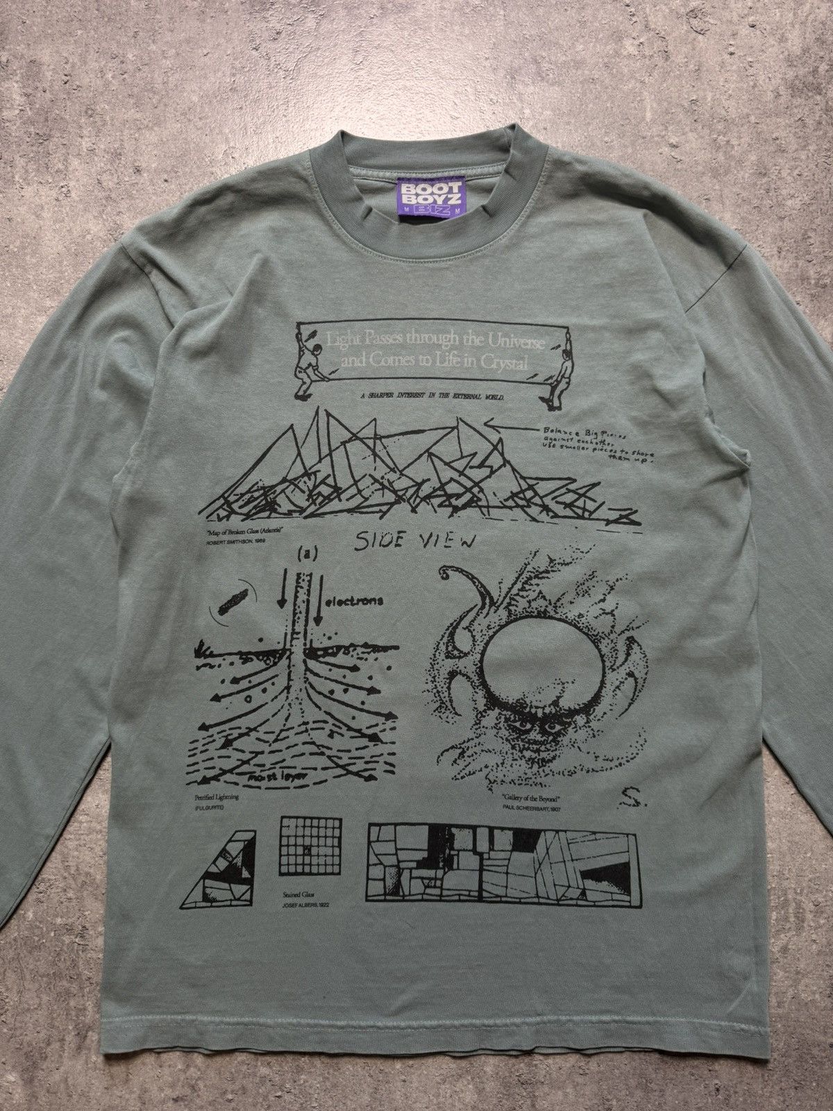 Boot Boyz Biz Boot Boyz Biz Glass Workshop Long Sleeve T-shirt Size US M / EU 48-50 / 2 - 5 Thumbnail