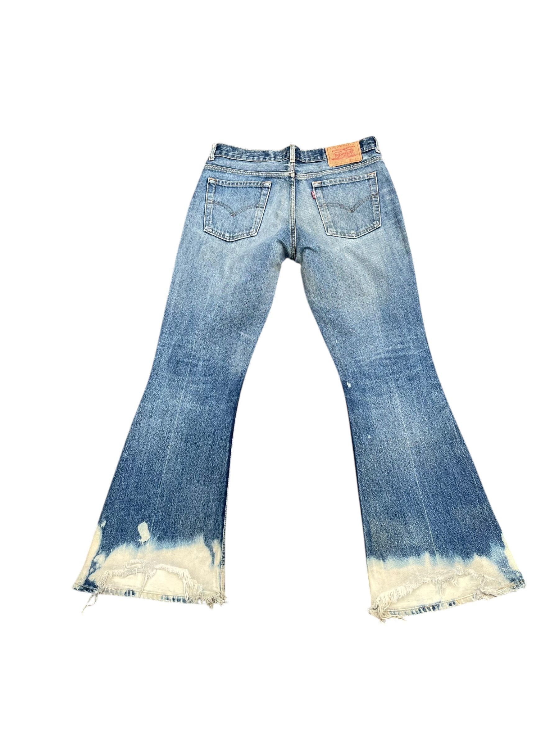 Levi's Vintage Levis 544 Bell Bottom Distresed Size US 34 / EU 50 - 3 Thumbnail