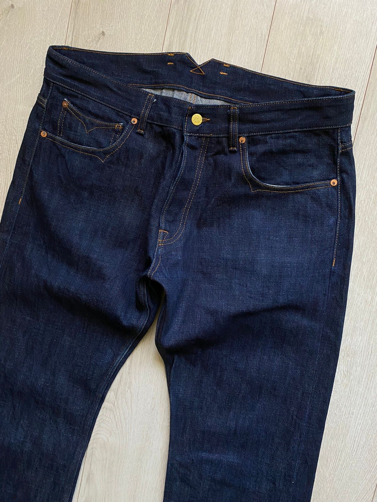 Italian Designers Hens Teeth jeans selvedge Italian denim original 14,3 Oz Size US 36 / EU 52 - 3 Thumbnail