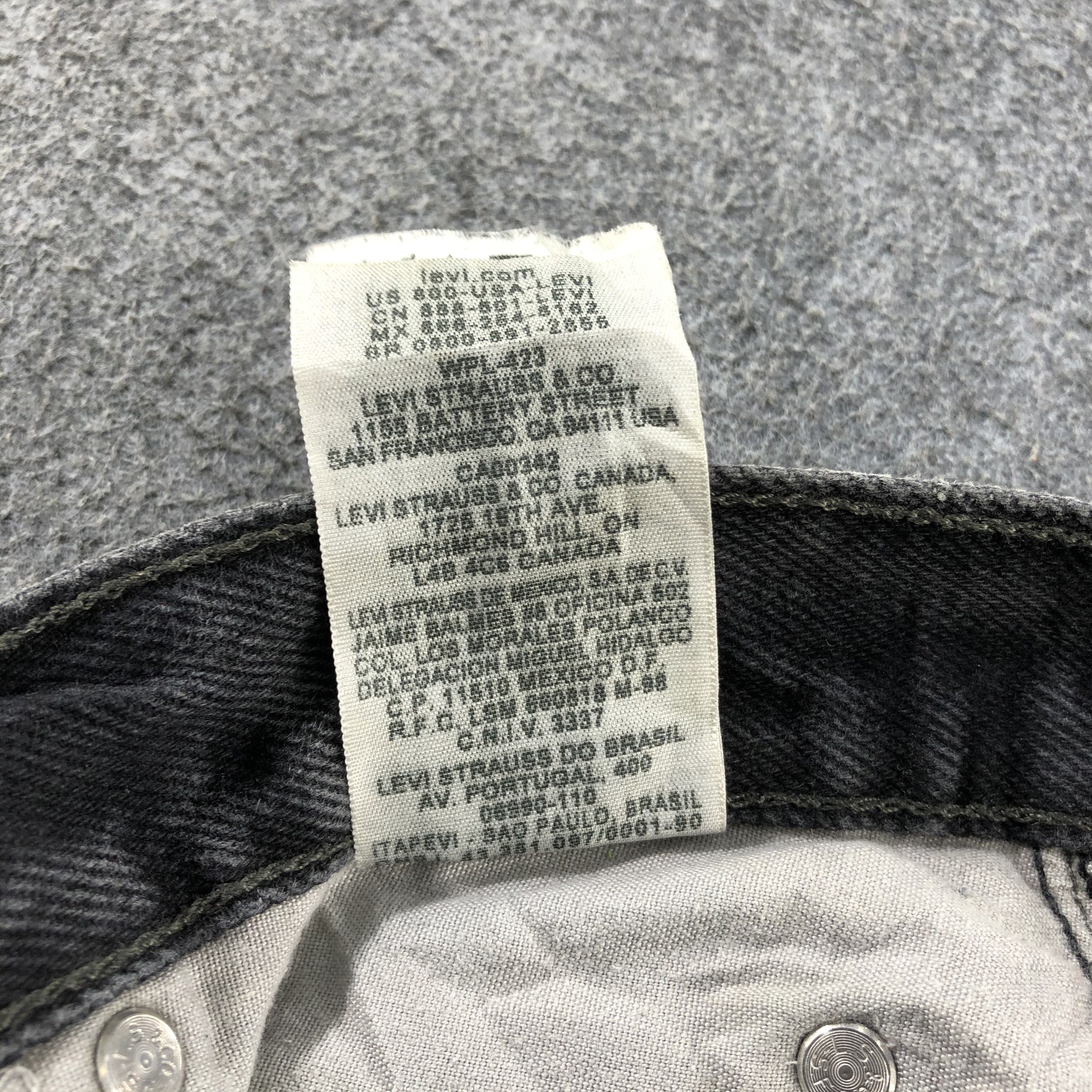 Levi's Vintage Faded Black Levis 550 Jeans-J2444 Size US 30 / EU 46 - 13 Thumbnail