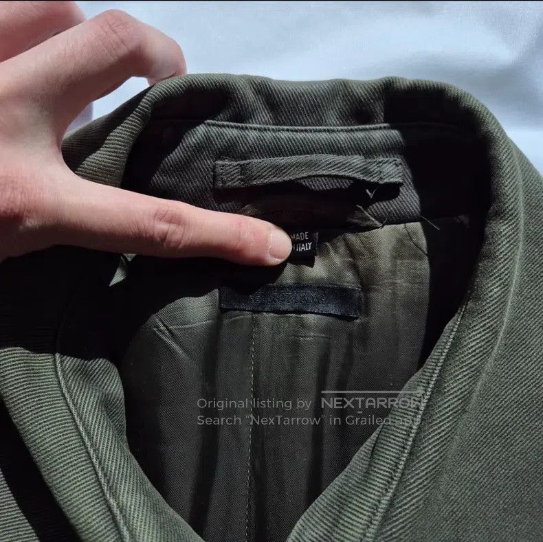 Helmut Lang Helmut Lang Military Motorcycle Jacket Size US M / EU 48-50 / 2 - 4 Thumbnail