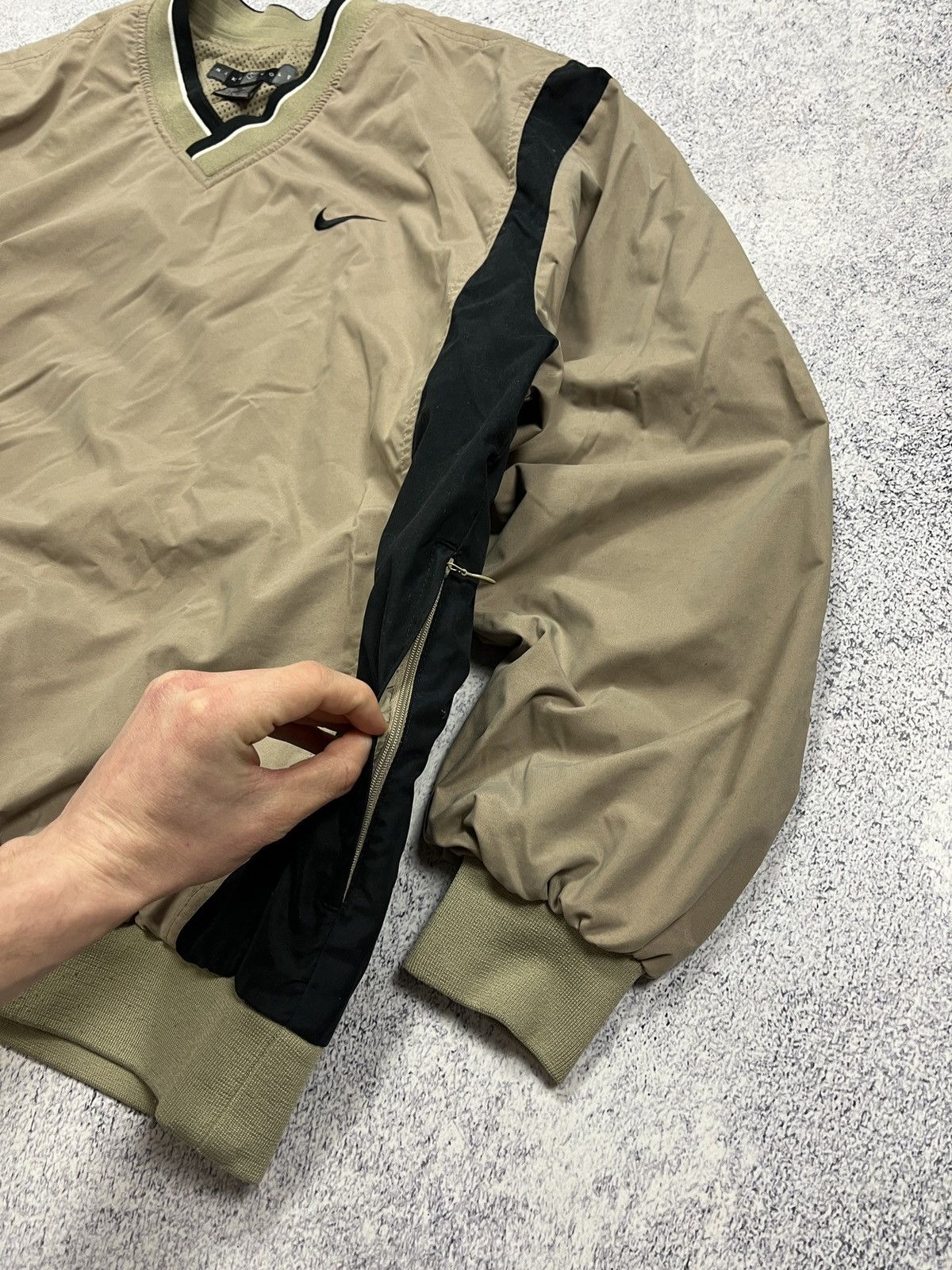 Nike × Vintage Vintage Nike Golf Y2K Nylon Sweatshirt Jacket Windbreaker Size US XL / EU 56 / 4 - 7 Thumbnail