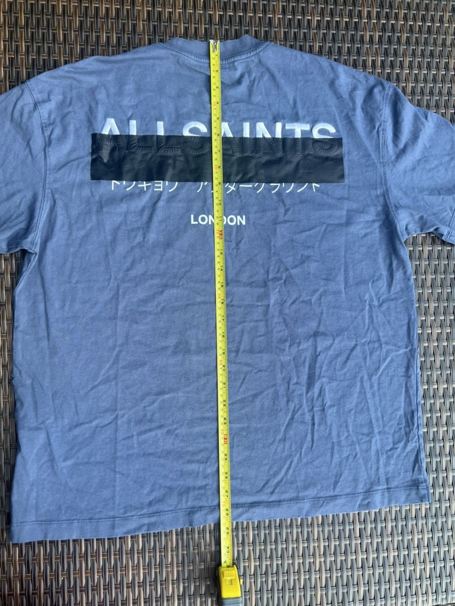 Allsaints REDACT OVERSIZED EMBROIDERED LOGO T-SHIRT Size US M / EU 48-50 / 2 - 6 Thumbnail