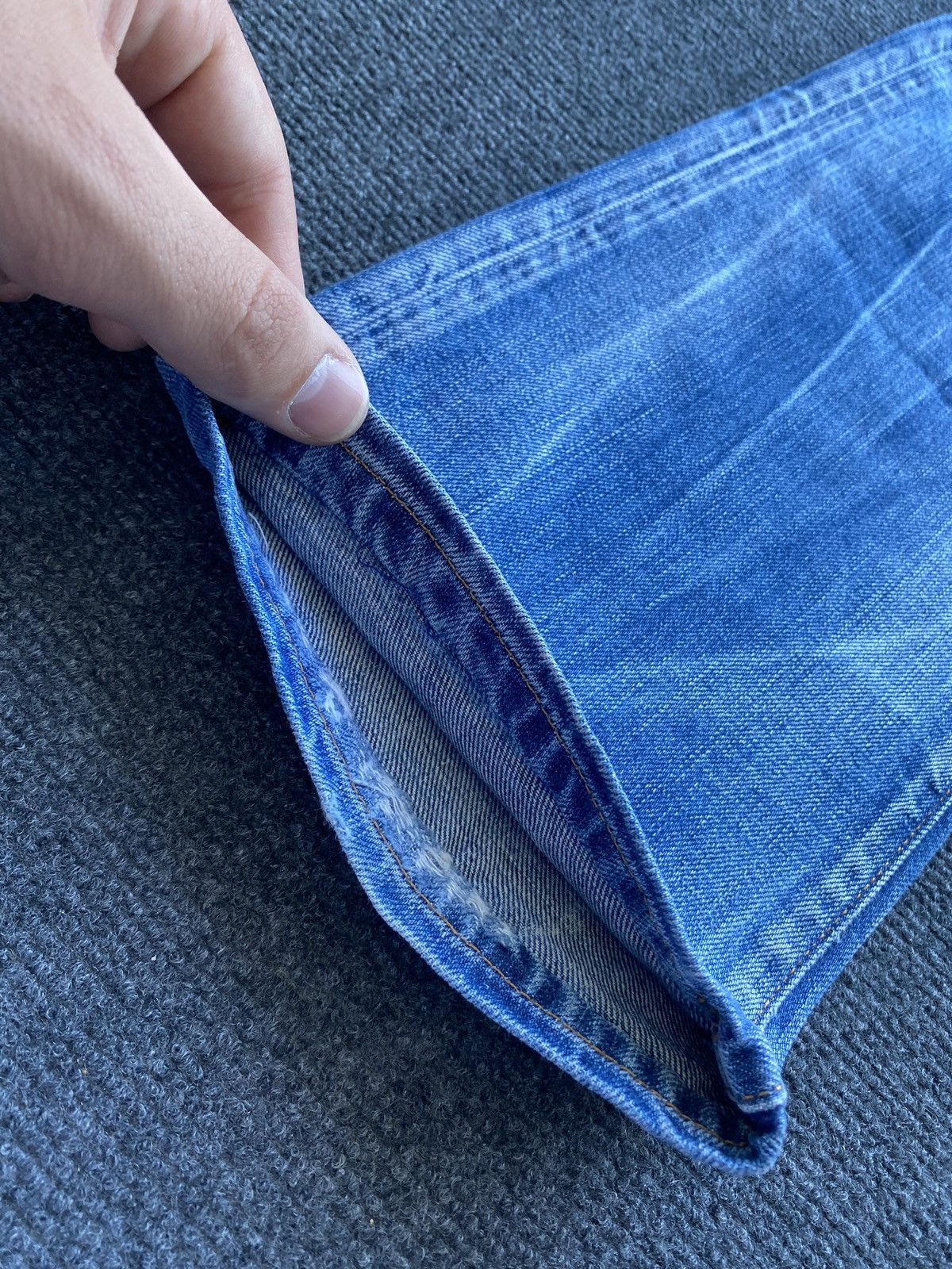 Replay 🔥Opium Punk Replay blue jeans 32 marnel washed faded Size US 32 / EU 48 - 23 Thumbnail