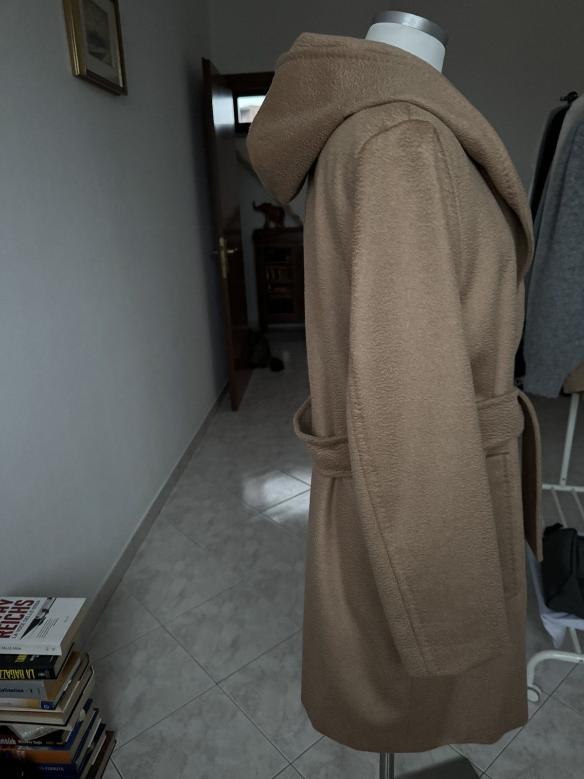 Max Mara Max Mara Rialto Camel Hair Short Hooded Coat Size L / US 10 / IT 46 - 8 Thumbnail