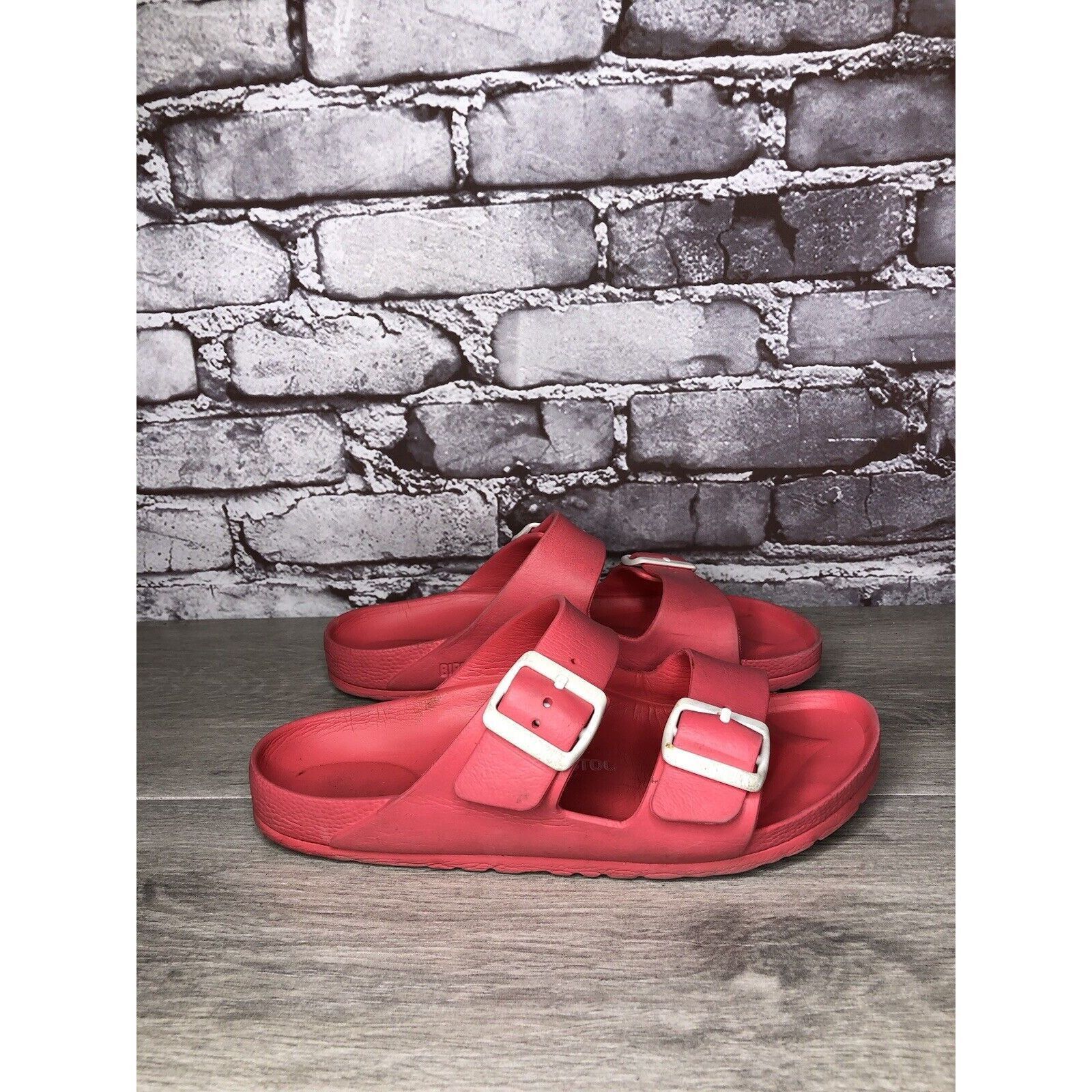 Birkenstock Birkenstock Arizona EVA Pink Foam Rubber Slides Sandals Wome Size US 6.5 / IT 36.5 - 20 Thumbnail
