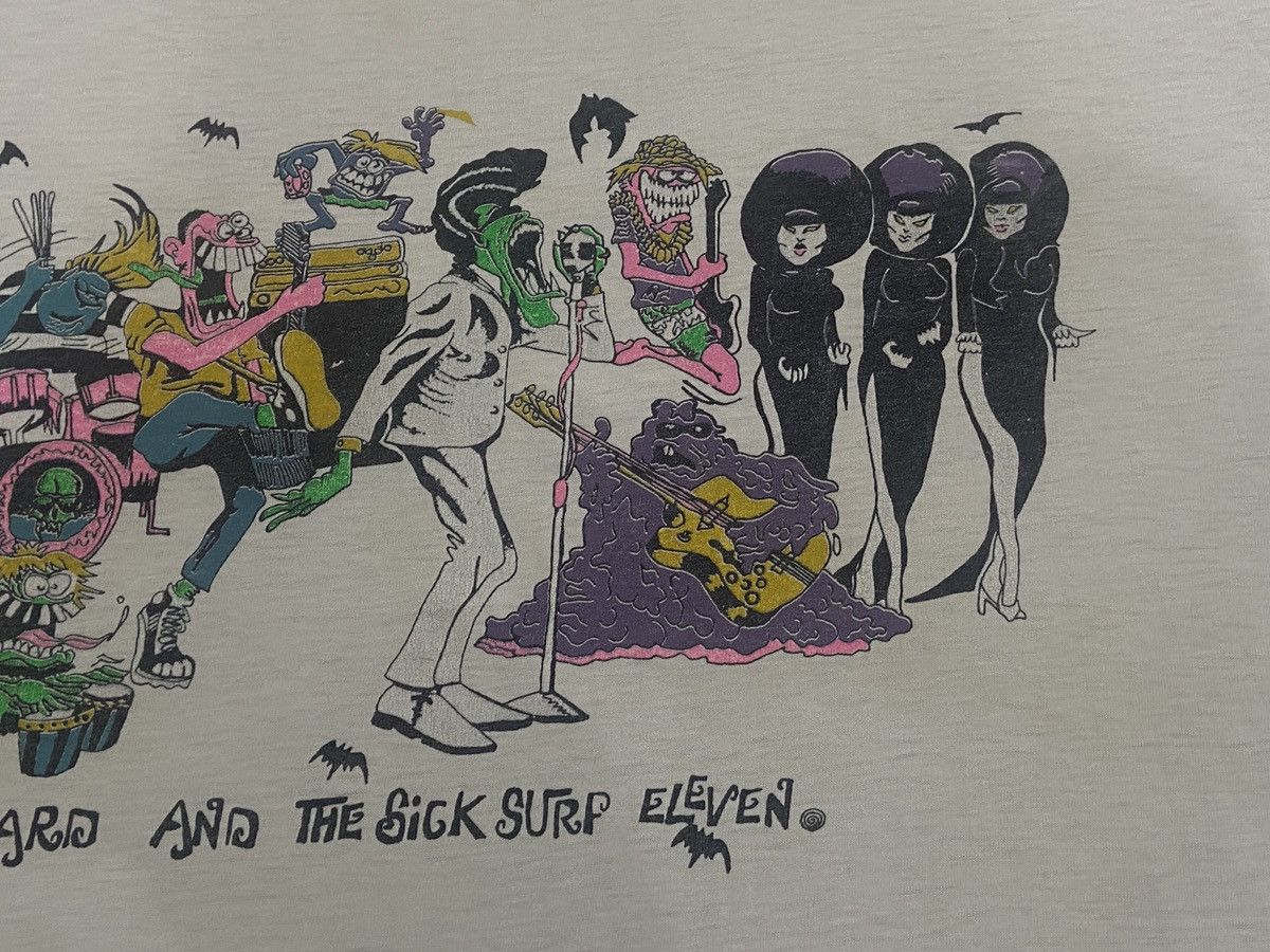 Band Tees 🔥Vintage 80s Johnny Alucard and The Sick Surf Eleven T-Shirt Size US L / EU 52-54 / 3 - 6 Thumbnail