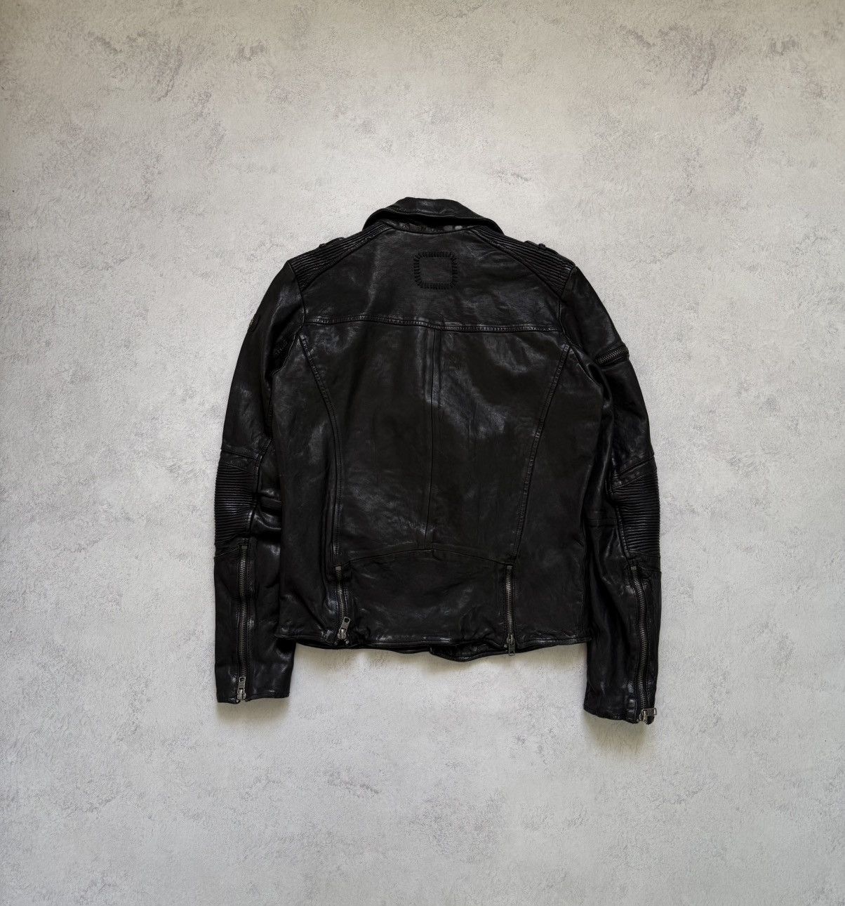 tigha Tigha "James" 10th Anniversary Leather Biker Jacket Moto Size US S / EU 44-46 / 1 - 8 Thumbnail