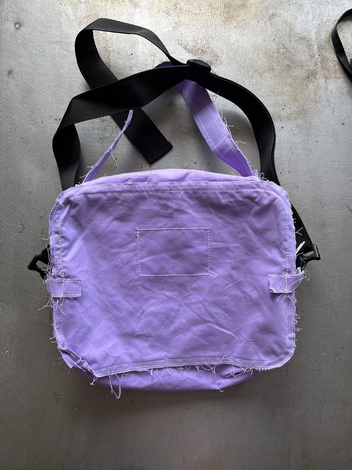 Camiel Fortgens Camiel Fortgens Waxed cotton lilac handbag Size ONE SIZE - 2 Thumbnail