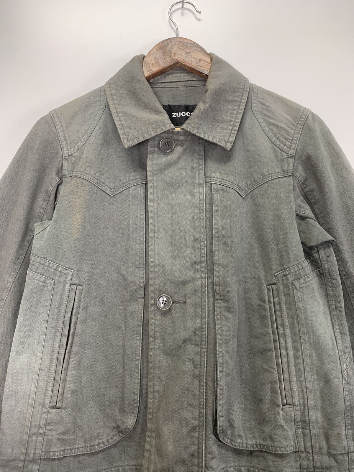 Designer × Issey Miyake × Zucca Vintage Zucca cotton jacket Size US M / EU 48-50 / 2 - 3 Thumbnail
