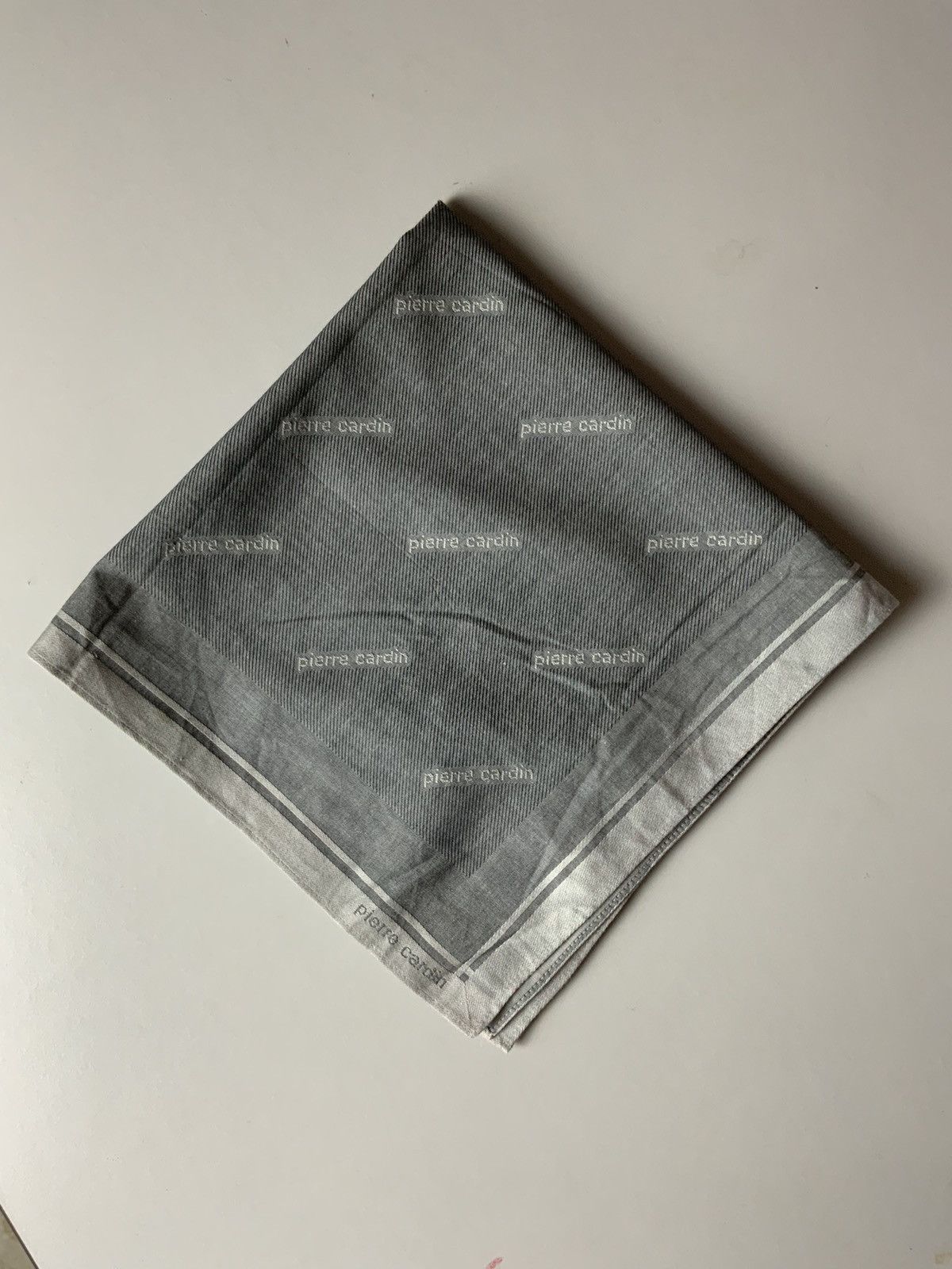 Pierre Cardin Pierre Cardin Monogram Bandana Handkerchief Size ONE SIZE - 4 Thumbnail