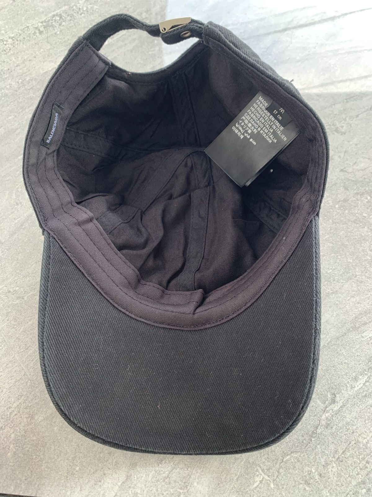 Balenciaga Balenciaga Diagonal Logo Baseball Cap Size ONE SIZE - 9 Thumbnail