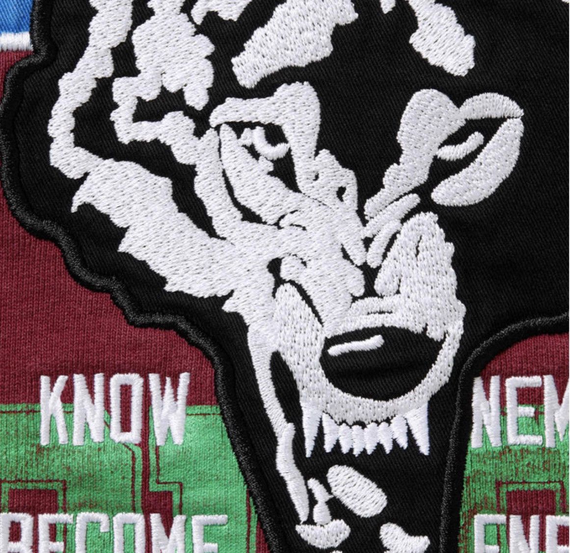 Supreme Supreme warriors applique zip up hoodie burgandy XL PRESALE Size US XL / EU 56 / 4 - 4 Thumbnail