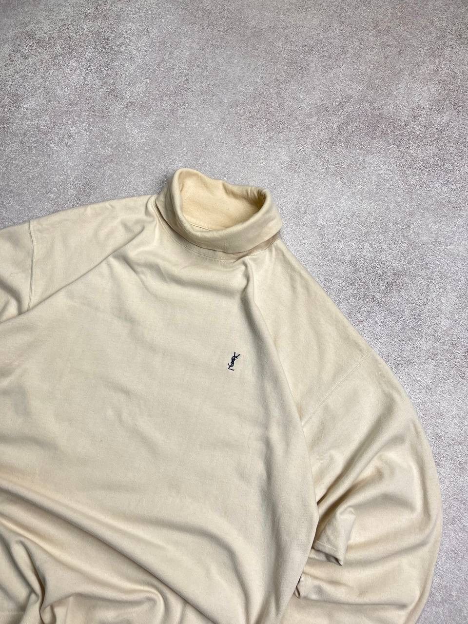 Other Vintage YSL Yves Saint Laurent Turtle Neck Sweater M Size US M / EU 48-50 / 2 - 2 Thumbnail