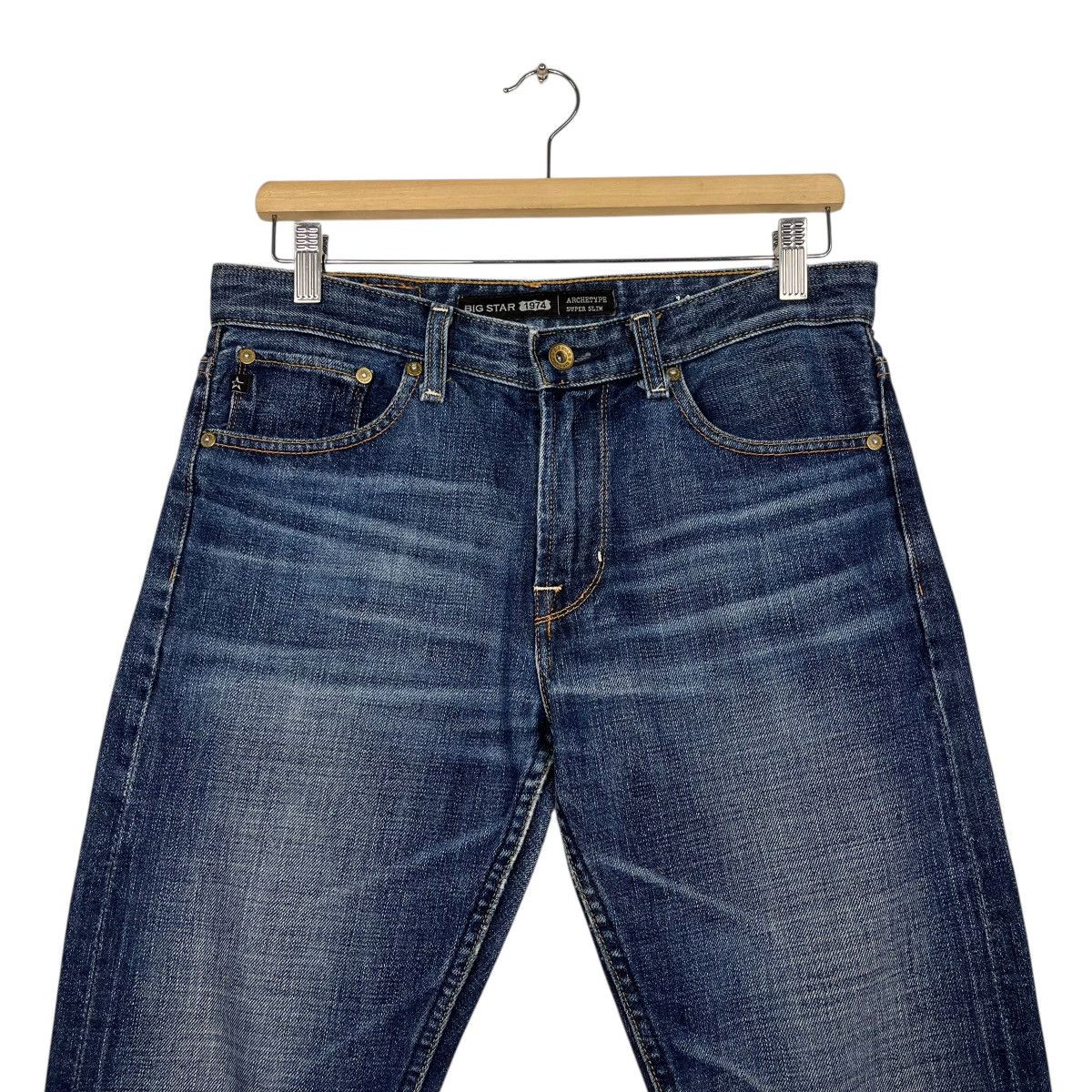 Big Star Vintage Big Star Selvedge Denim Jeans Size US 30 / EU 46 - 2 Thumbnail