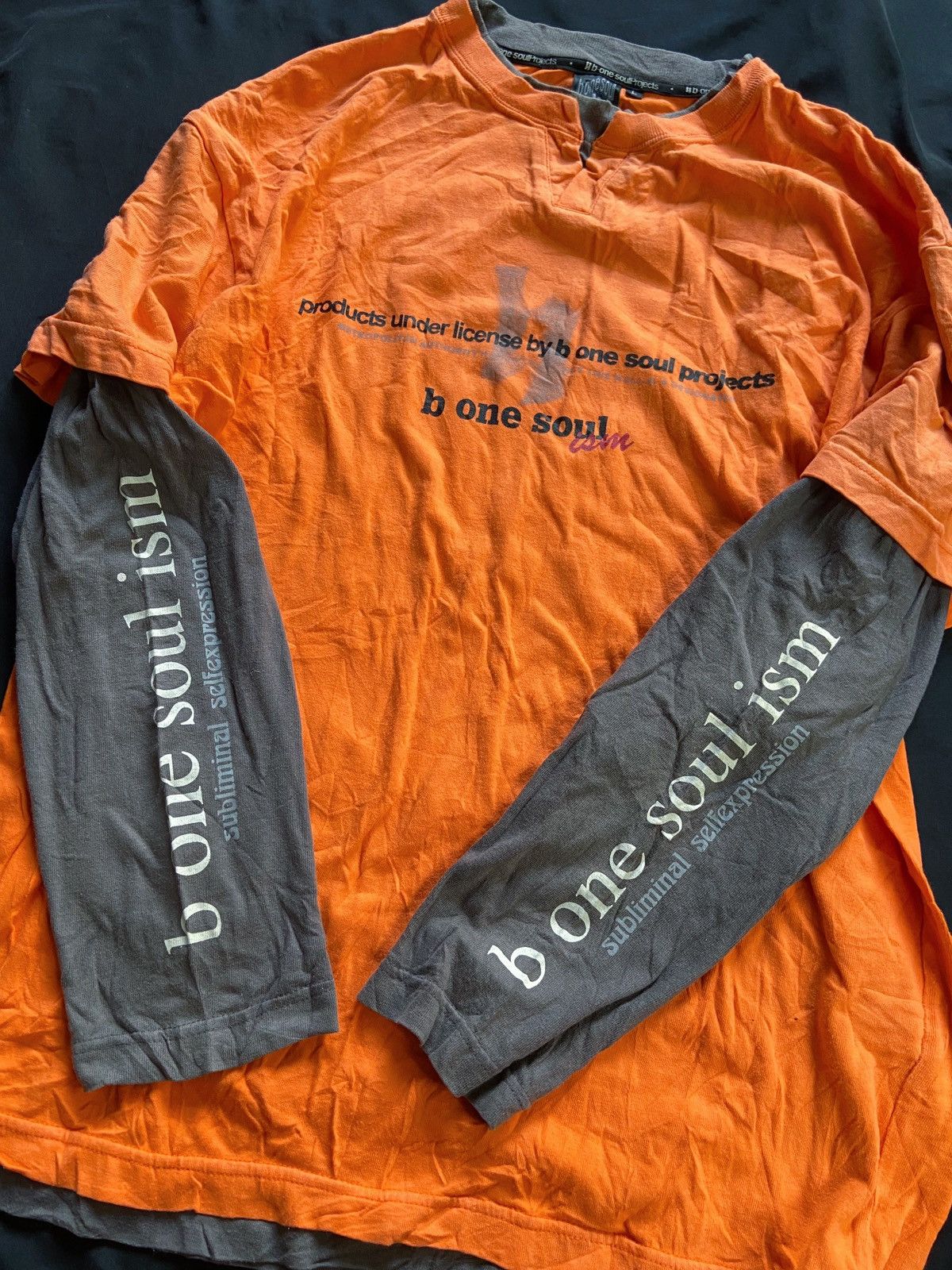 Beauty Beast B ONE SOUL LIBERATE YOURSELF ROOTS EGUAL LONGSLEEVE Size US L / EU 52-54 / 3 - 3 Thumbnail