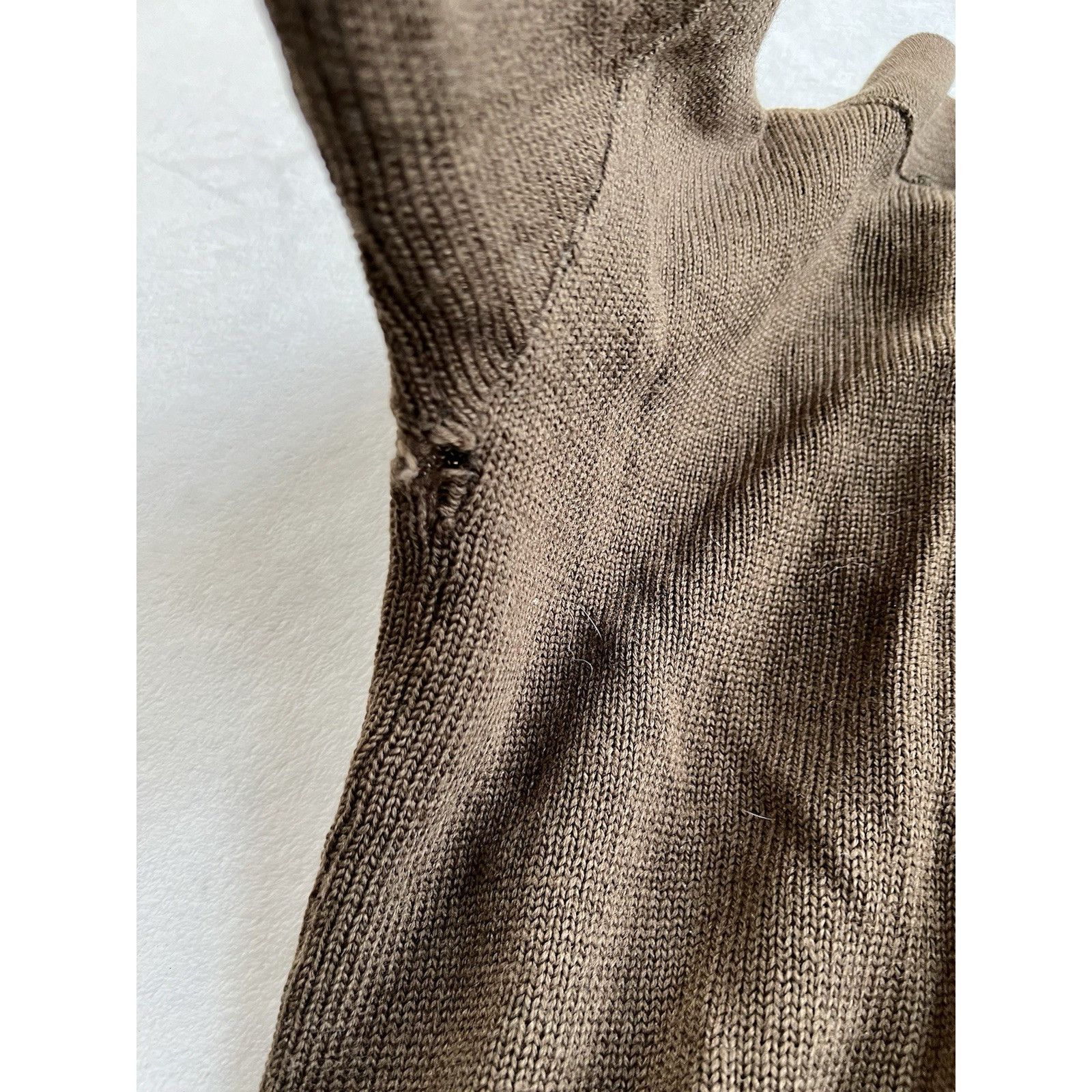 Vintage Jack Young Mens Medium 100% Wool Brown Olive Drab Shawl Butt Size US M / EU 48-50 / 2 - 10 Thumbnail