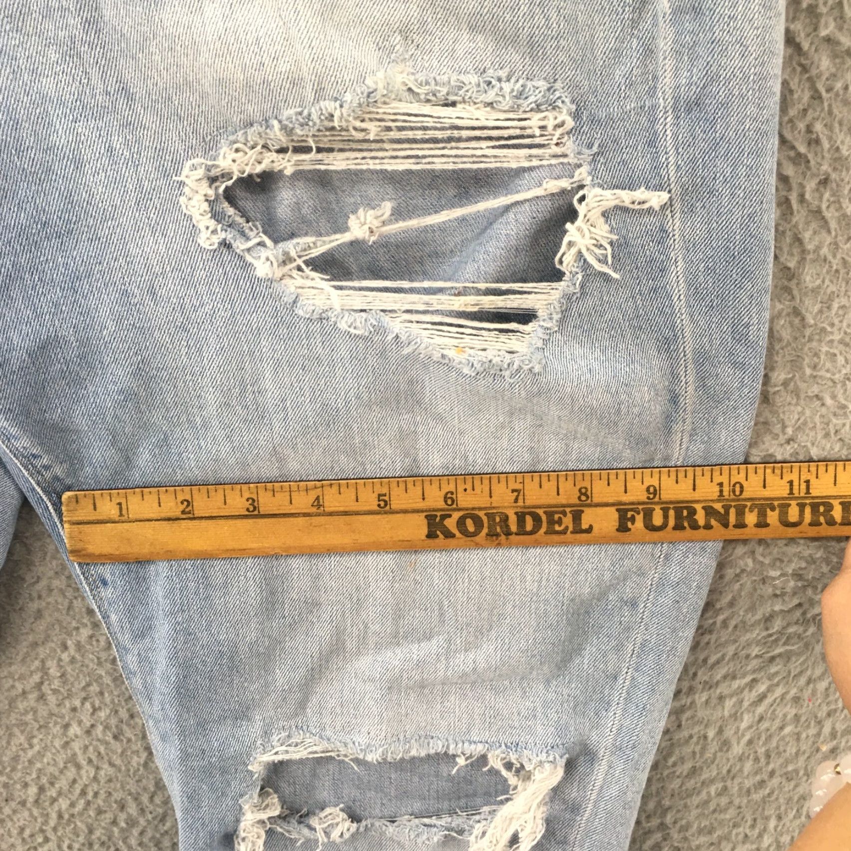 American Eagle Outfitters American Eagle Outfitters Jeans Womens 6 Regular 28x27 Blue High Waist Mom Jeans Size 28" / US 6 / IT 42 - 6 Thumbnail