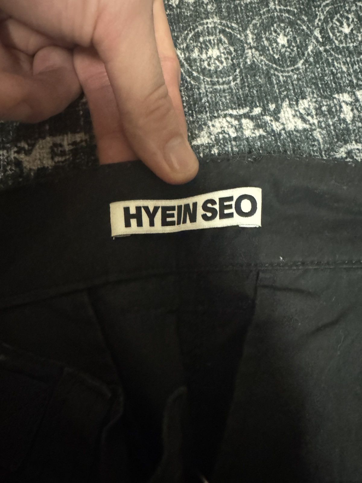 Hyein Seo Black Hyein Seo Cargo pants Size US 32 / EU 48 - 3 Thumbnail