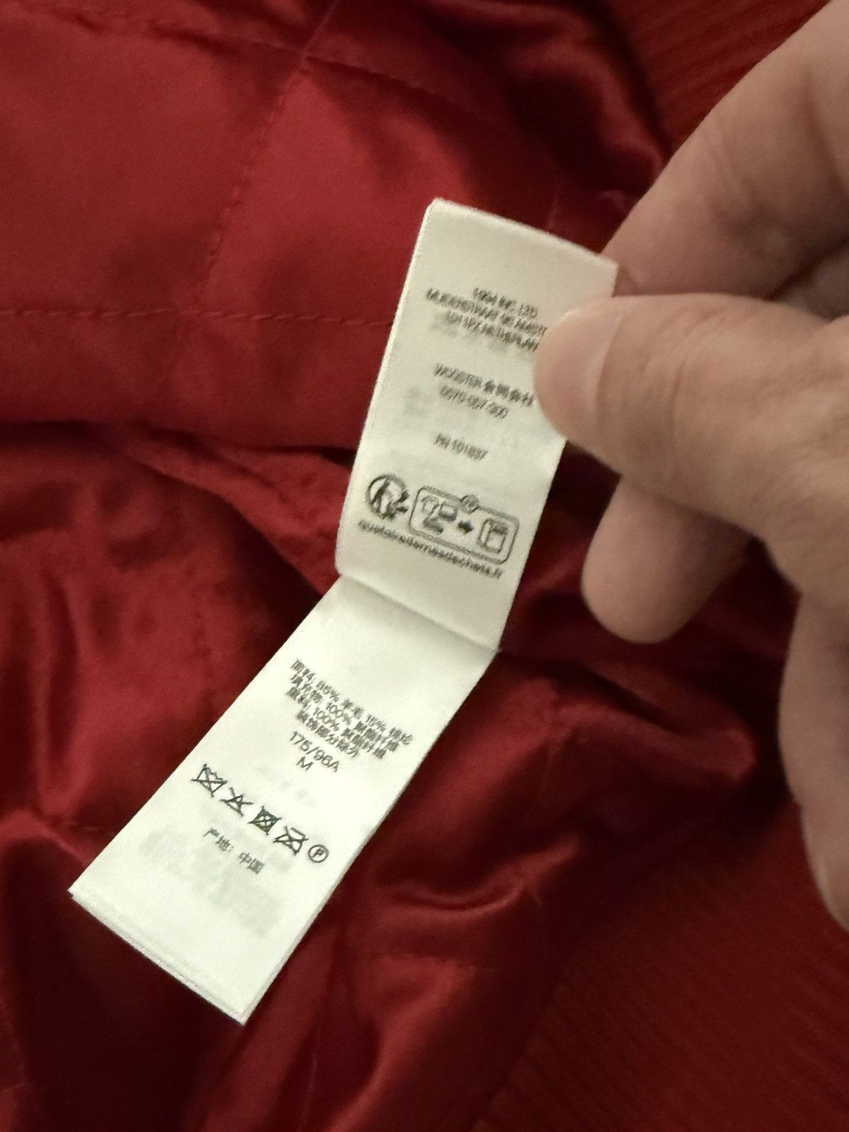 Supreme SUPREME VERITAS VARSITY JACKET SIZE MEDIUM RED Size US M / EU 48-50 / 2 - 6 Thumbnail