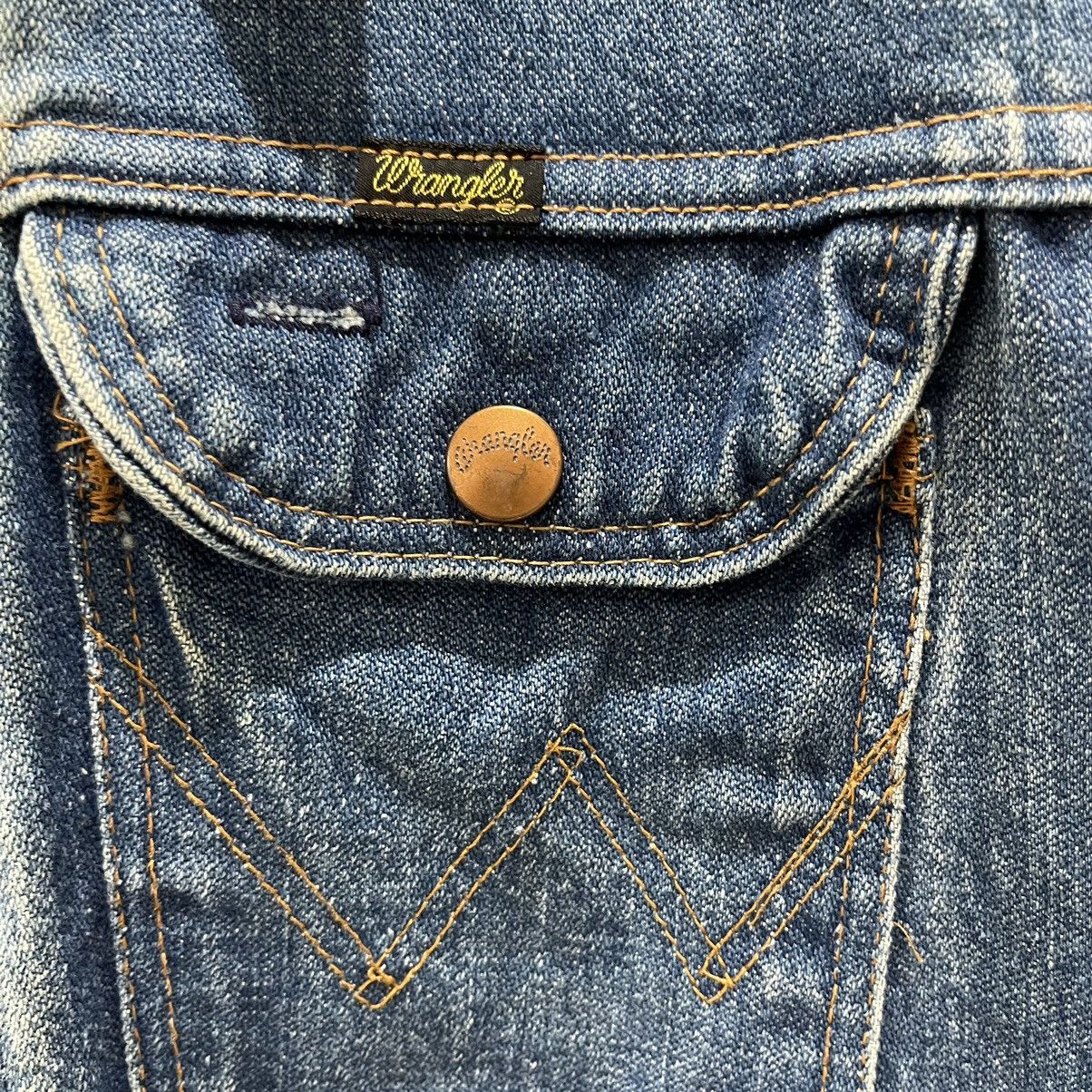 Wrangler Vintage 80s Wrangler Denim Made in Usa Trucker Jacket Size US M / EU 48-50 / 2 - 17 Thumbnail