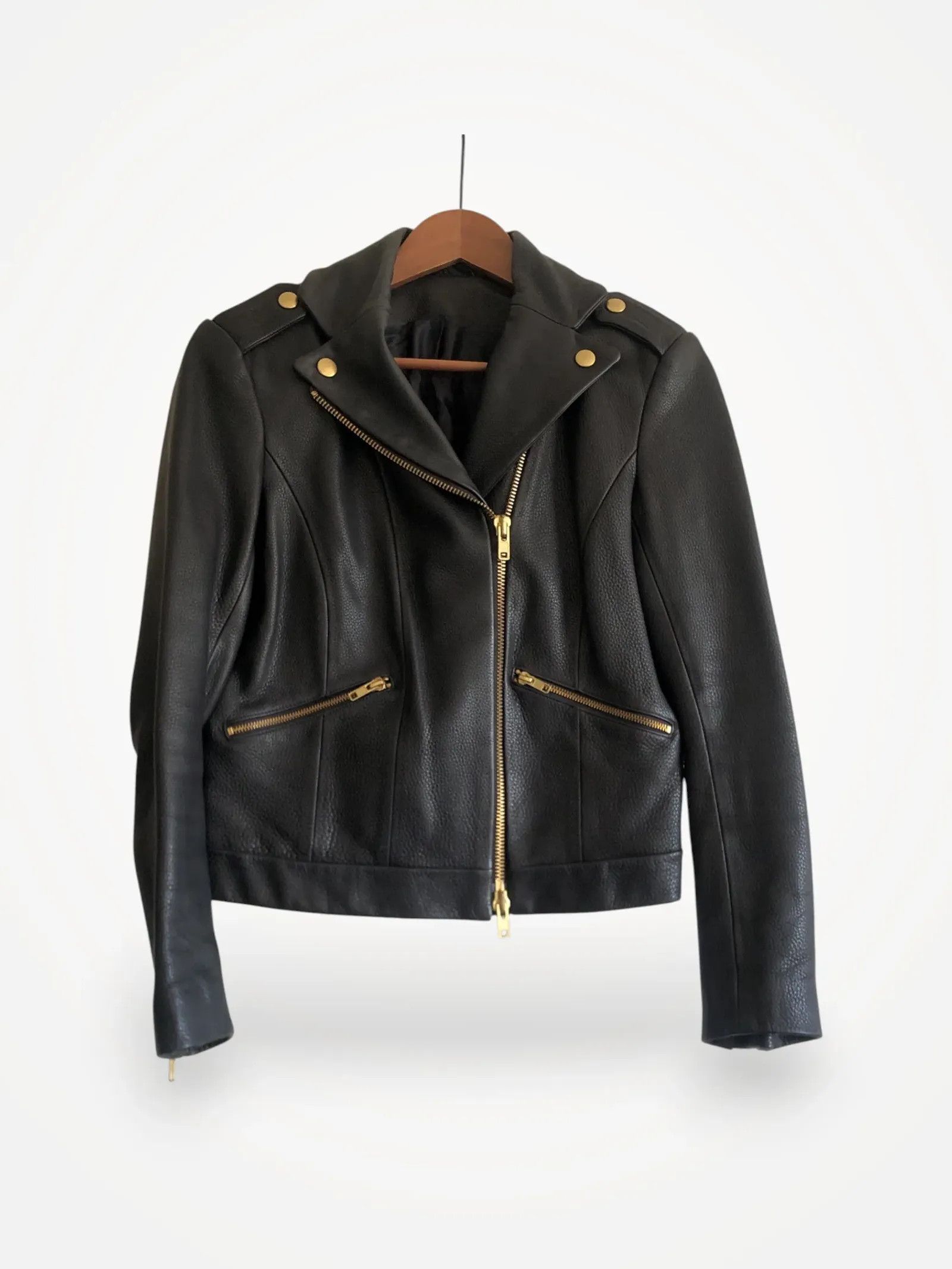 & Other Stories & Other Stories 383640 Leather Jacket Size XS / US 0-2 / IT 36-38 - 1 Thumbnail