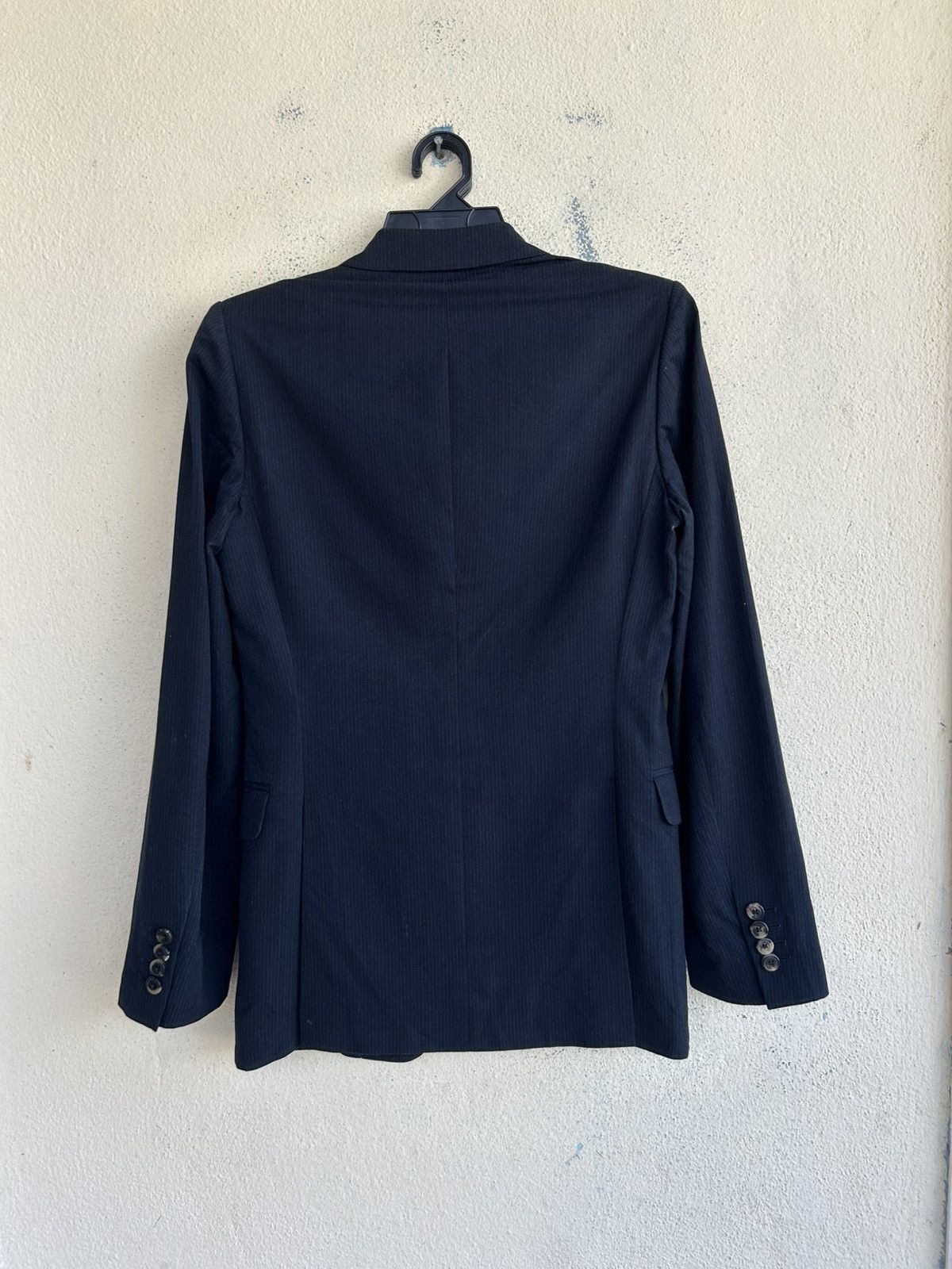 Dries Van Noten Dries Van Noten Dark Blue Stripes Blazer Size M / US 6-8 / IT 42-44 - 2 Thumbnail