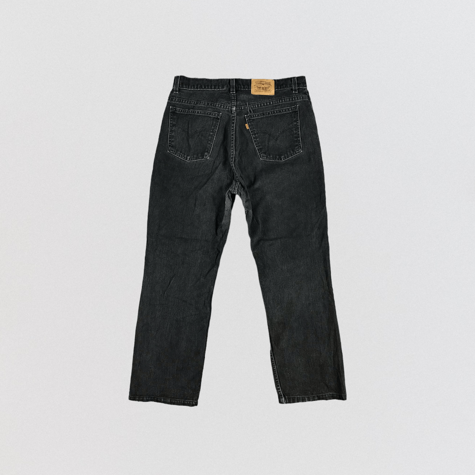 Levi's × Vintage 90s Vintage Faded Black Levis Jeans-JM2972 Size US 33 - 2 Thumbnail