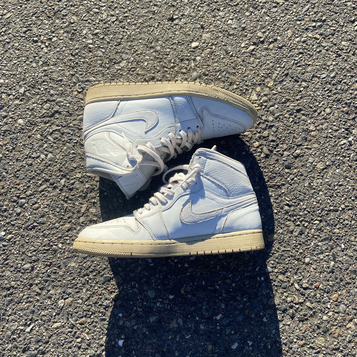 Jordan Brand × Nike Jordan 1 High Pure Platinum Size US 9 / EU 42 - 2 Thumbnail