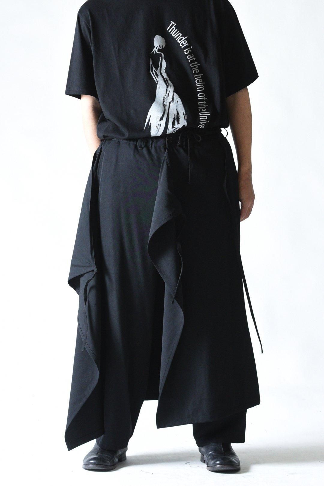 Yohji Yamamoto Yohji Yamamoto Ground Y - WOOL GABARDINE 3-WAY SKIRT PANTS Size US 32 / EU 48 - 13 Thumbnail