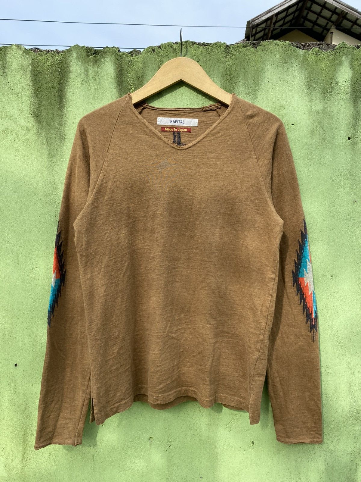 Kapital KAPITAL Made In Japan Native Pattern Long Sleeve Tee Iconic Size US M / EU 48-50 / 2 - 1 Thumbnail