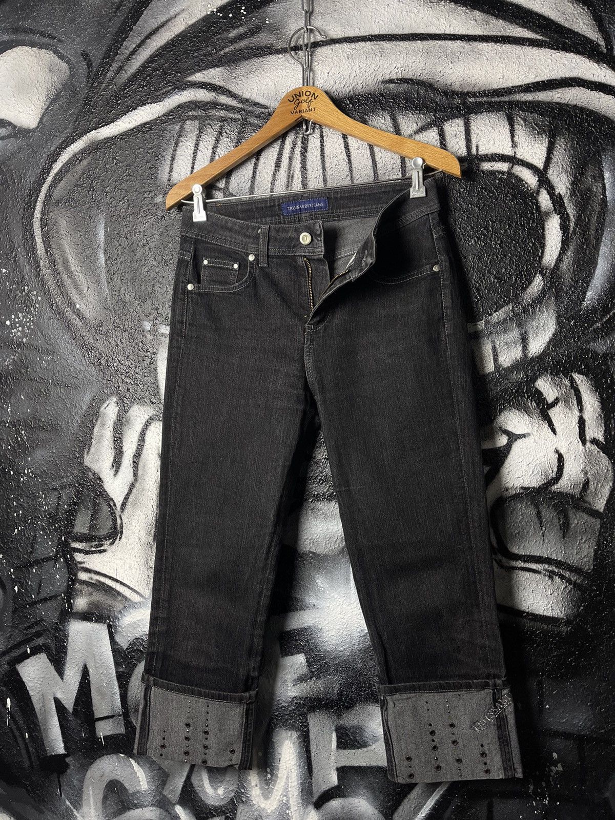 Trussardi Trussardi Jeans Vintage Luxury Women’s Denim Shorts Size 28 Size 28" / US 6 / IT 42 - 2 Thumbnail