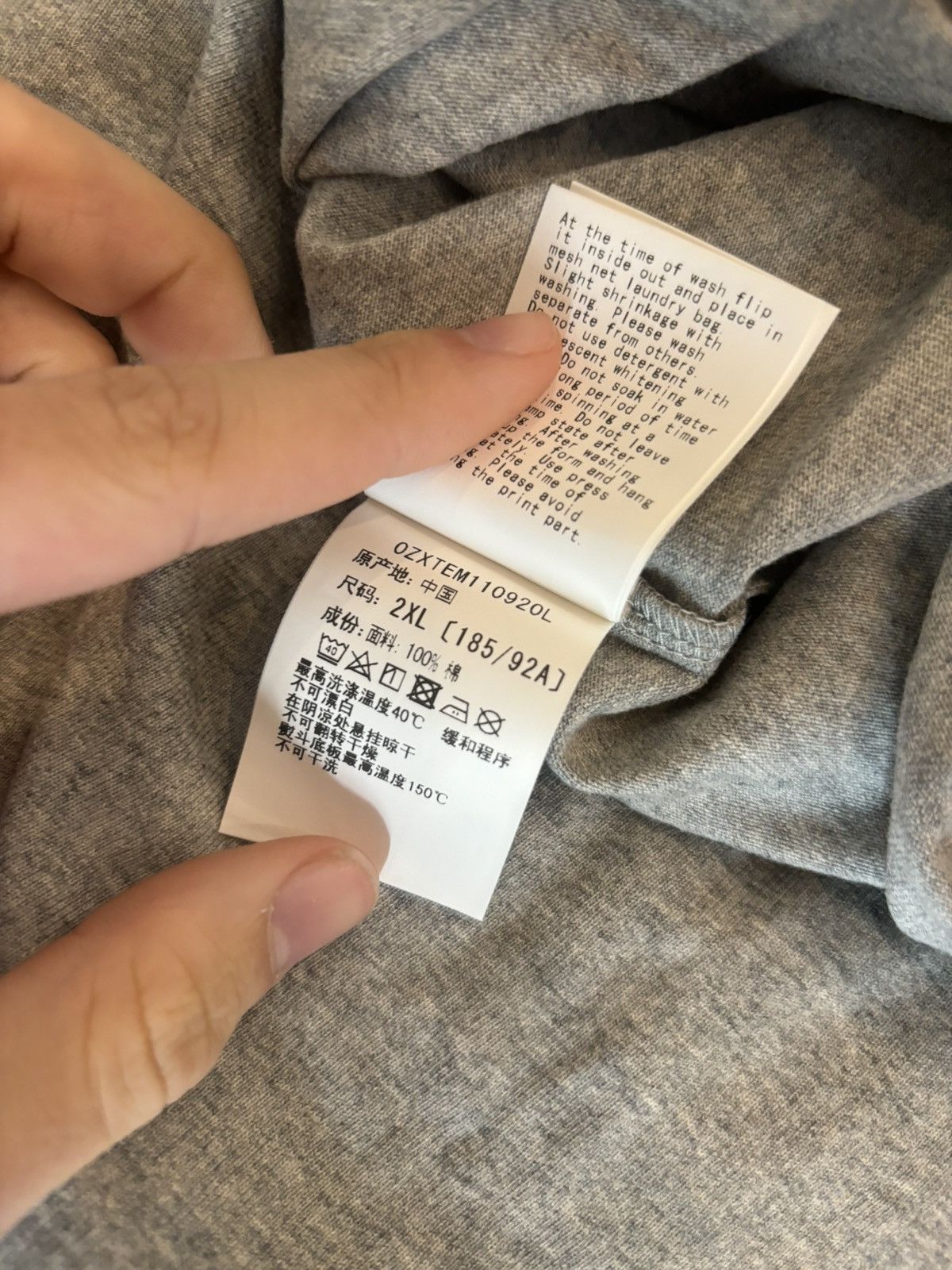 Bape × October's Very Own OVO X BAPE XXL GREY T SHIRT Size US XXL / EU 58 / 5 - 5 Thumbnail
