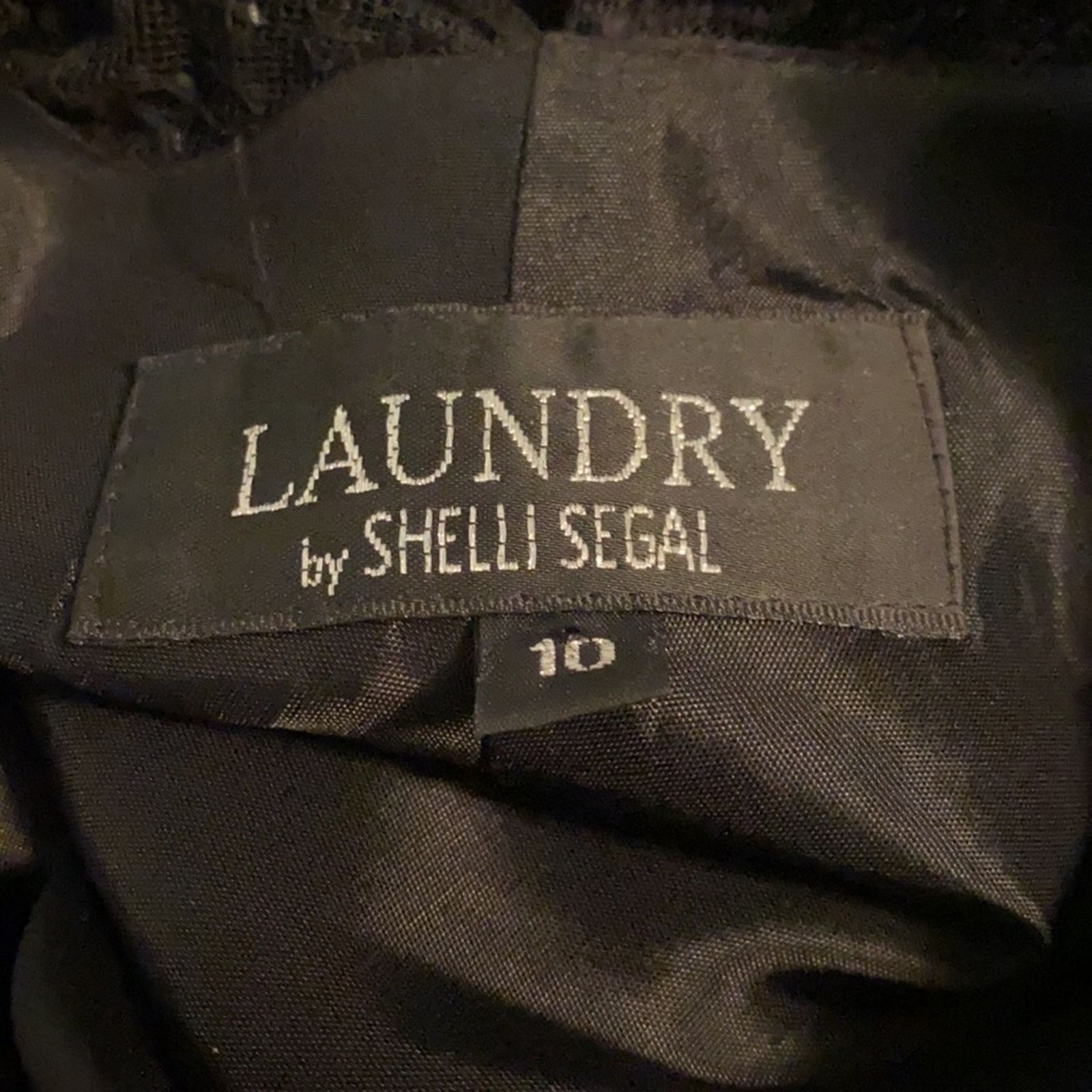 Laundry by Shelli Segal Laundry By Shelli Segal Black Dress Size 10 Size L / US 10 / IT 46 - 5 Thumbnail