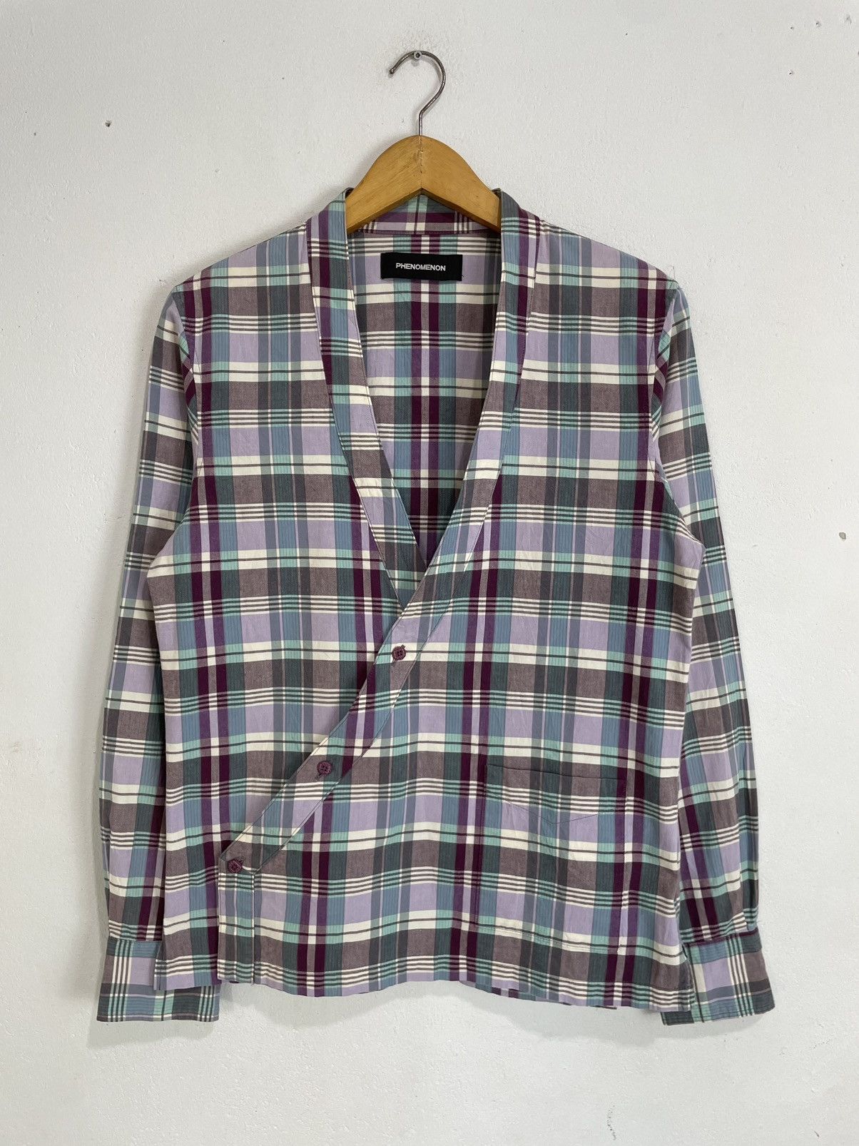 PHENOMENON SS11 ASYMMETRICAL BUTTON SHIRT
