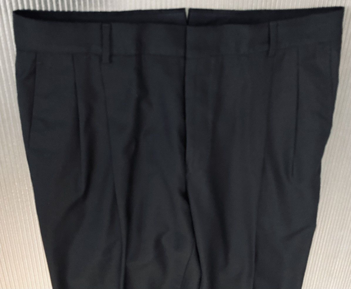 Bottega Veneta Bottega Veneta 🇮🇹 Nero wool dual pleat dress slacks 34 NEW Size US 34 / EU 50 - 8 Thumbnail