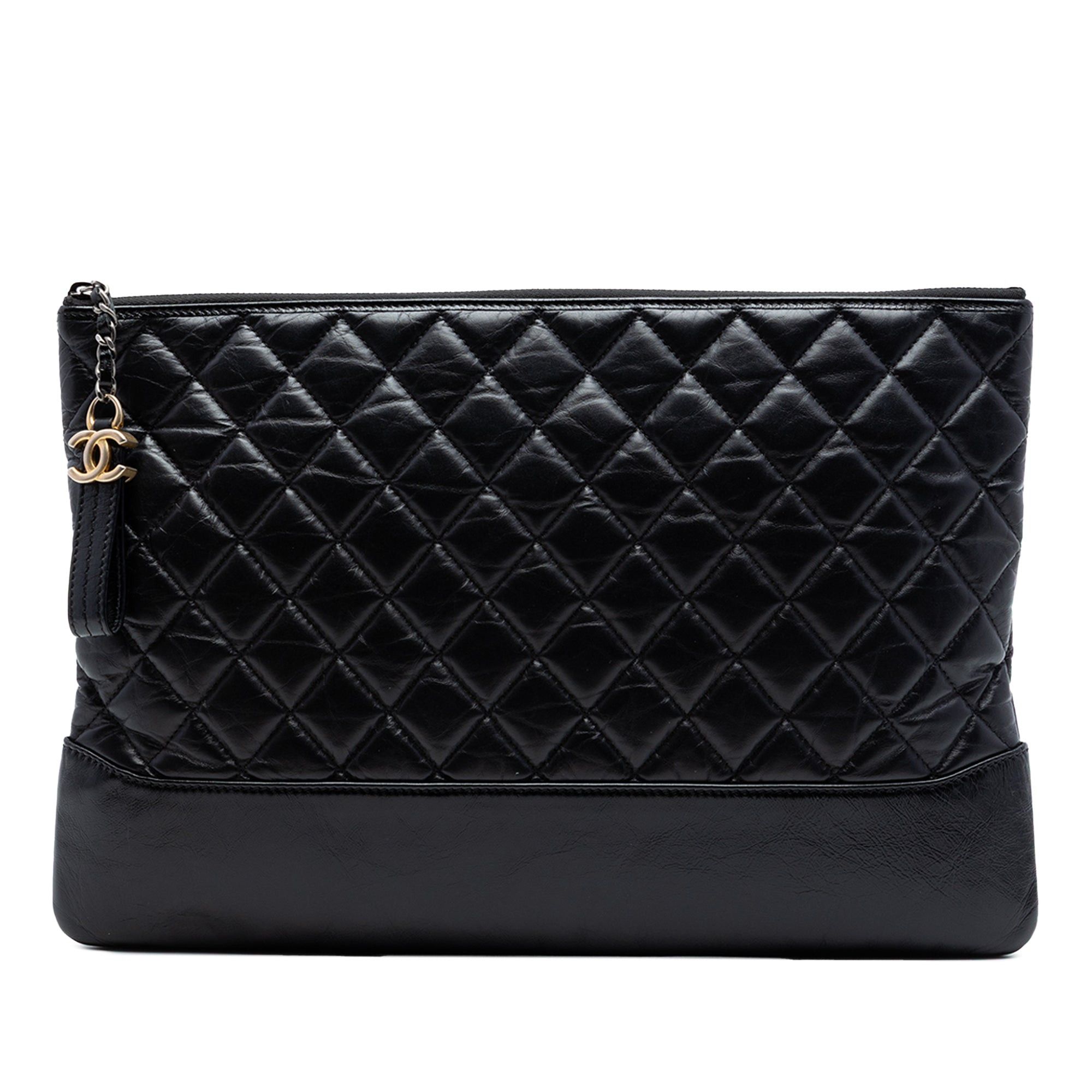 Chanel Large Aged Calfskin Gabrielle O Case Clutch Size ONE SIZE - 1 Thumbnail