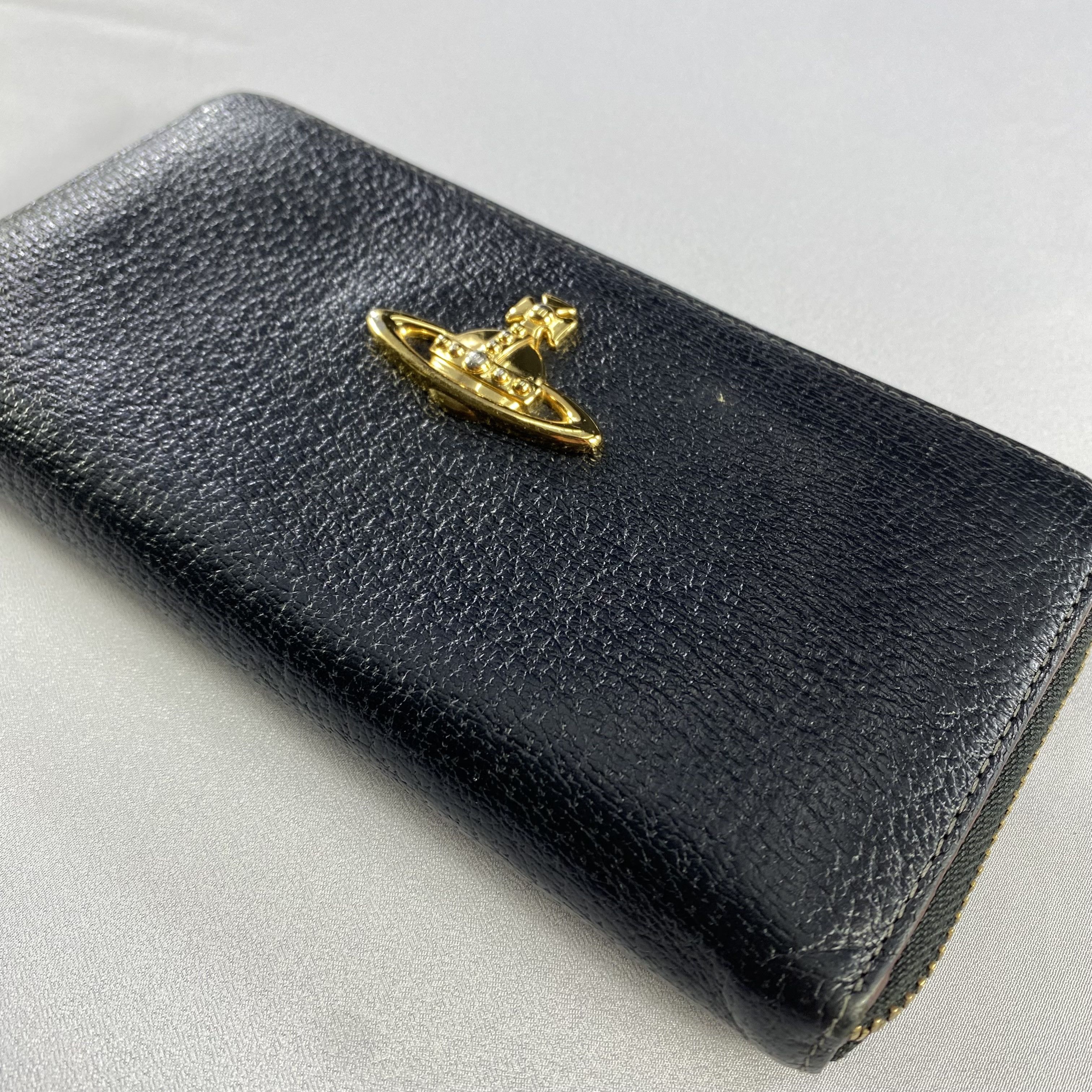 Vivienne Westwood Vivienne Westwood Wallet Orb Bifold Long Wallet Leather Size ONE SIZE - 3 Thumbnail