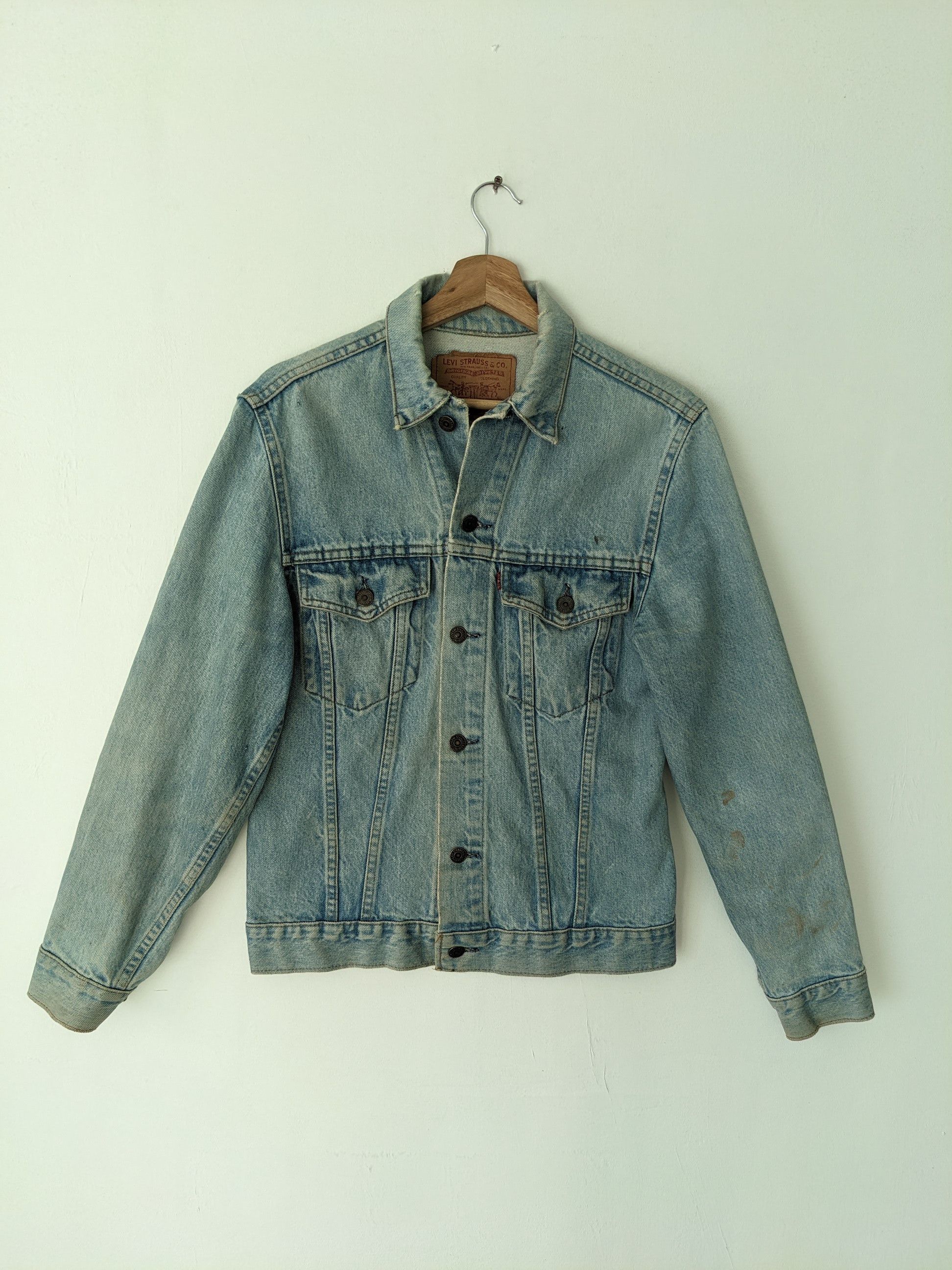 Japanese Brand × Levi's × Vintage Vintage Levis Denim Jacket Custom Made Size US S / EU 44-46 / 1 - 2 Thumbnail