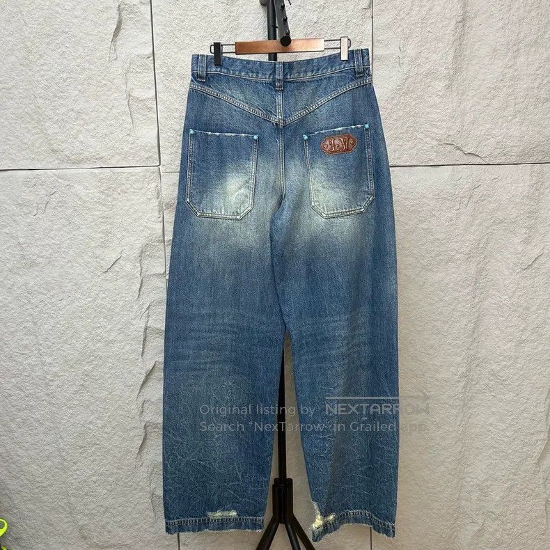 Louis Vuitton Louis Vuitton FW24 Washed Zip Side Pocket Turquoise Cargo Size US 29 - 2 Thumbnail