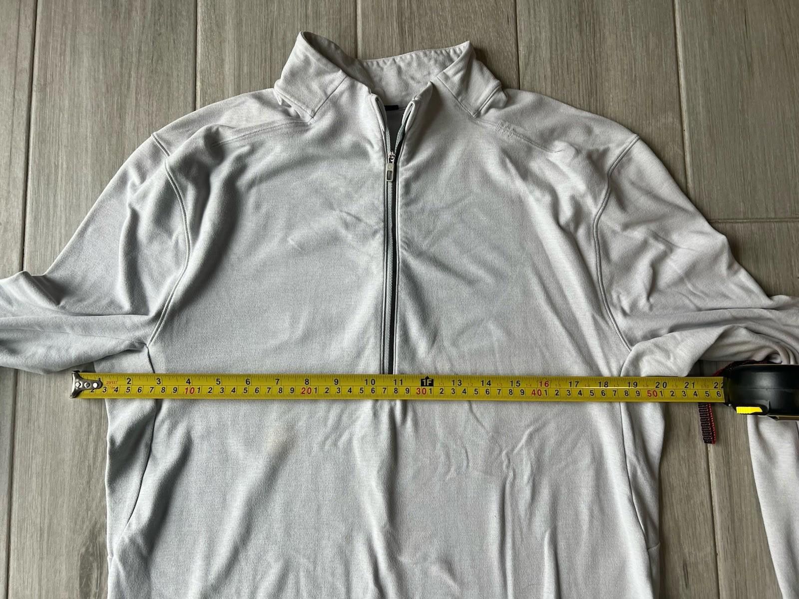 Lululemon Lululemon Surge Warm 1/2 Zip Medium Gray Running Gym Size US M / EU 48-50 / 2 - 4 Thumbnail