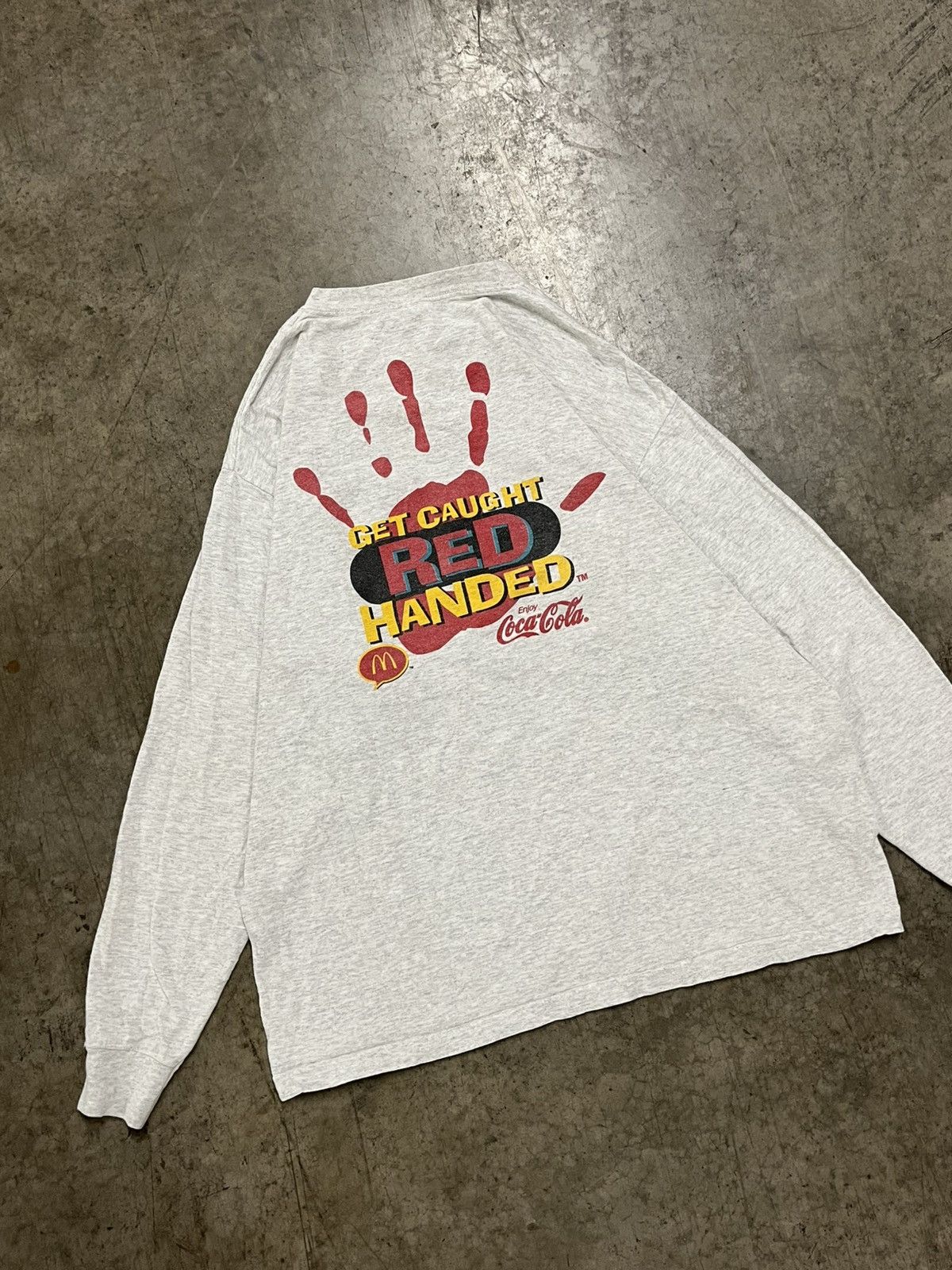 Vintage Vintage 90s McDonald’s promo tee shirt funny hype rare Size US XL / EU 56 / 4 - 3 Thumbnail