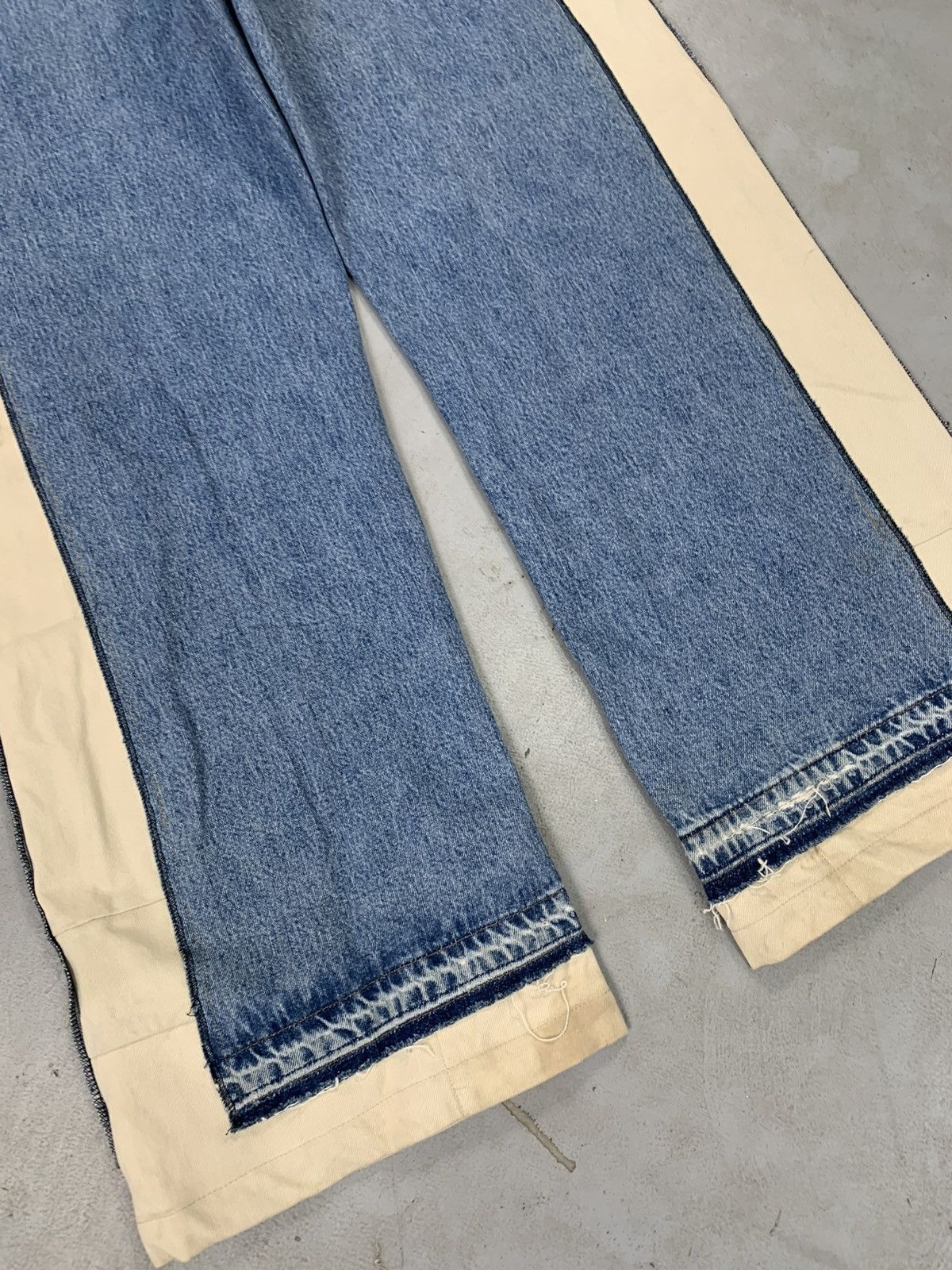 Levi's Vintage upcycled custom baggy denim Size US 34 / EU 50 - 9 Thumbnail