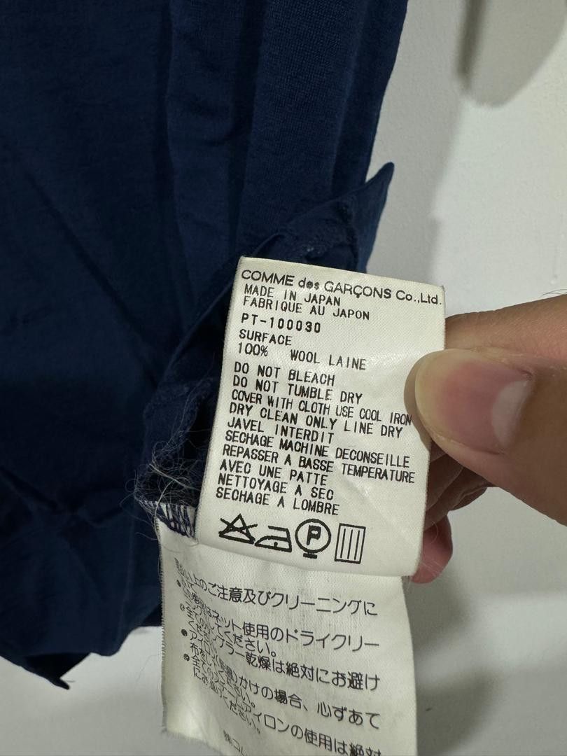 Comme des Garcons Homme Plus × Vintage Vintage AD1998 CDG Homme Plus Holed Tee Size US S / EU 44-46 / 1 - 7 Thumbnail