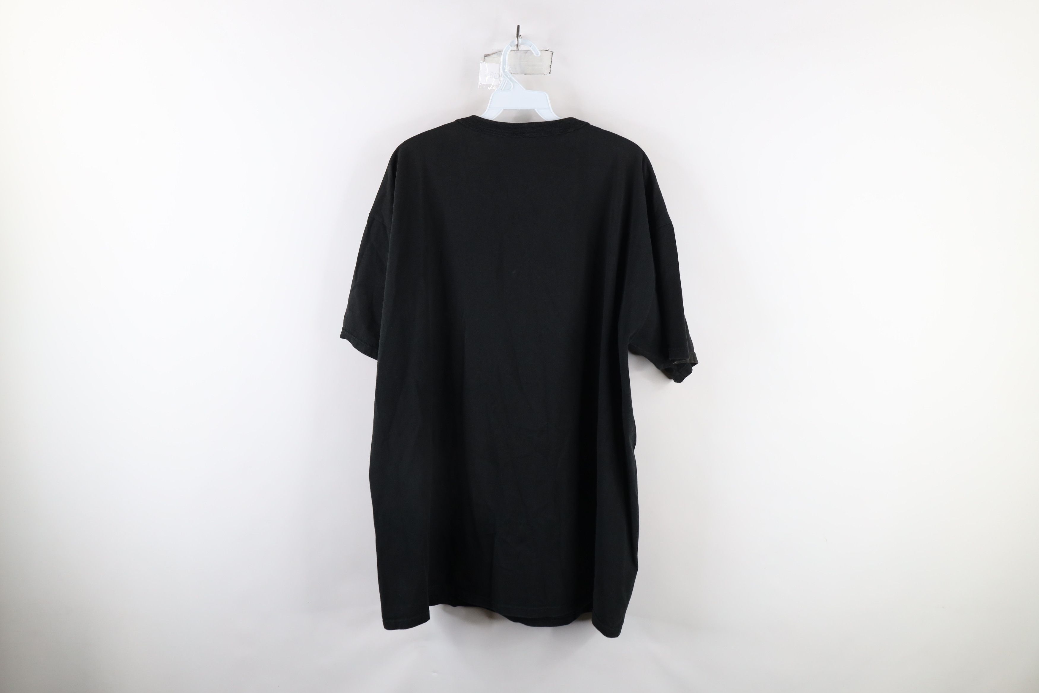 Vintage Vintage 90s Streetwear Heavyweight Cotton T-Shirt Black Size US XL / EU 56 / 4 - 5 Thumbnail