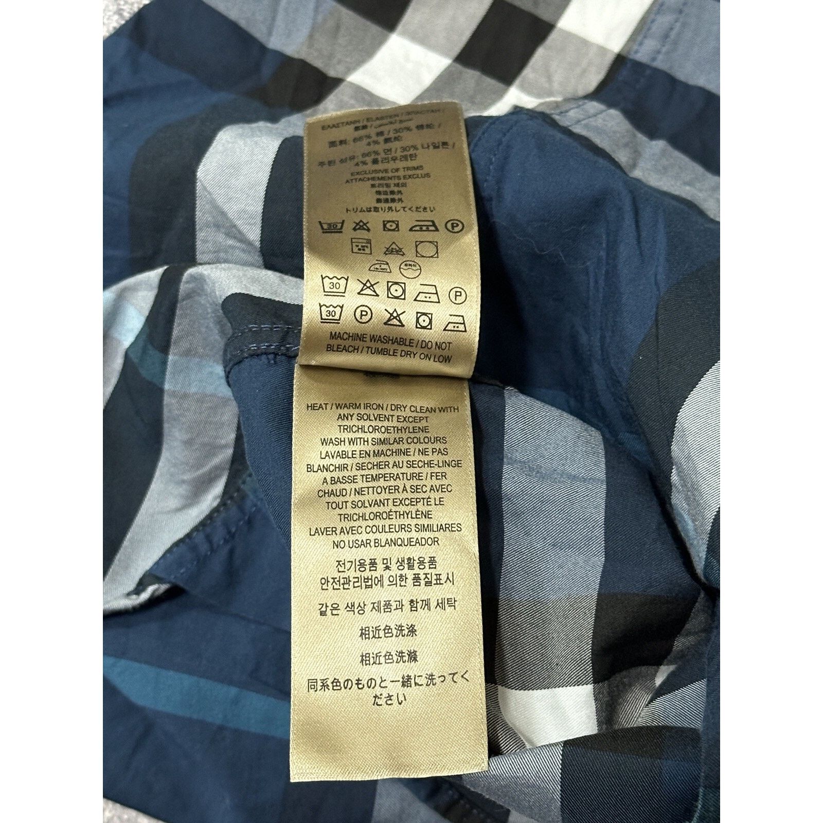 Burberry Burberry Blue Nova Check Men’s Shirt XS Size OldMoney Style Size US XS / EU 42 / 0 - 10 Thumbnail