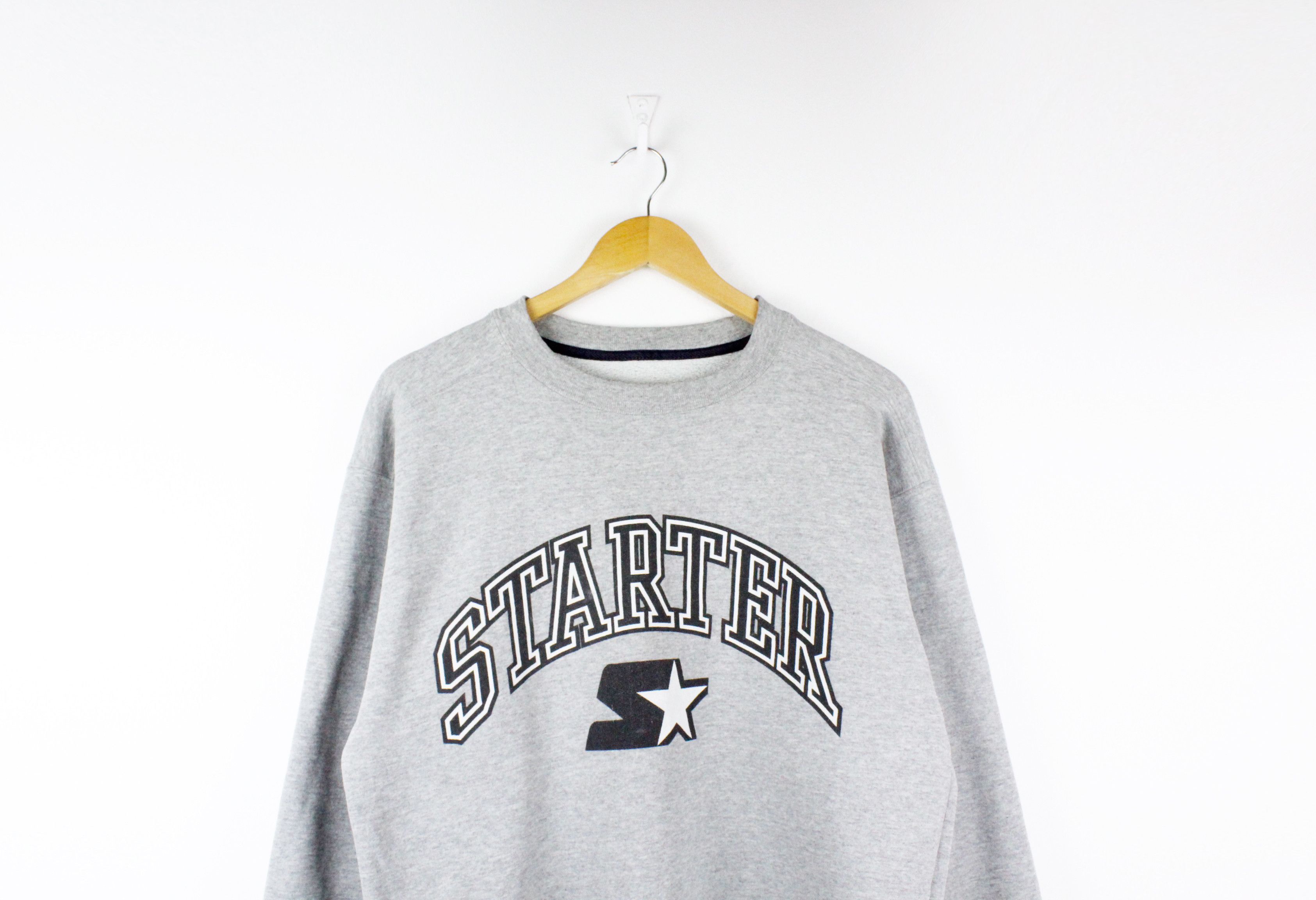 Starter × Vintage Vintage Starter USA Gray Graphic Logo Print Crew Sweatshirt Size US M / EU 48-50 / 2 - 2 Thumbnail