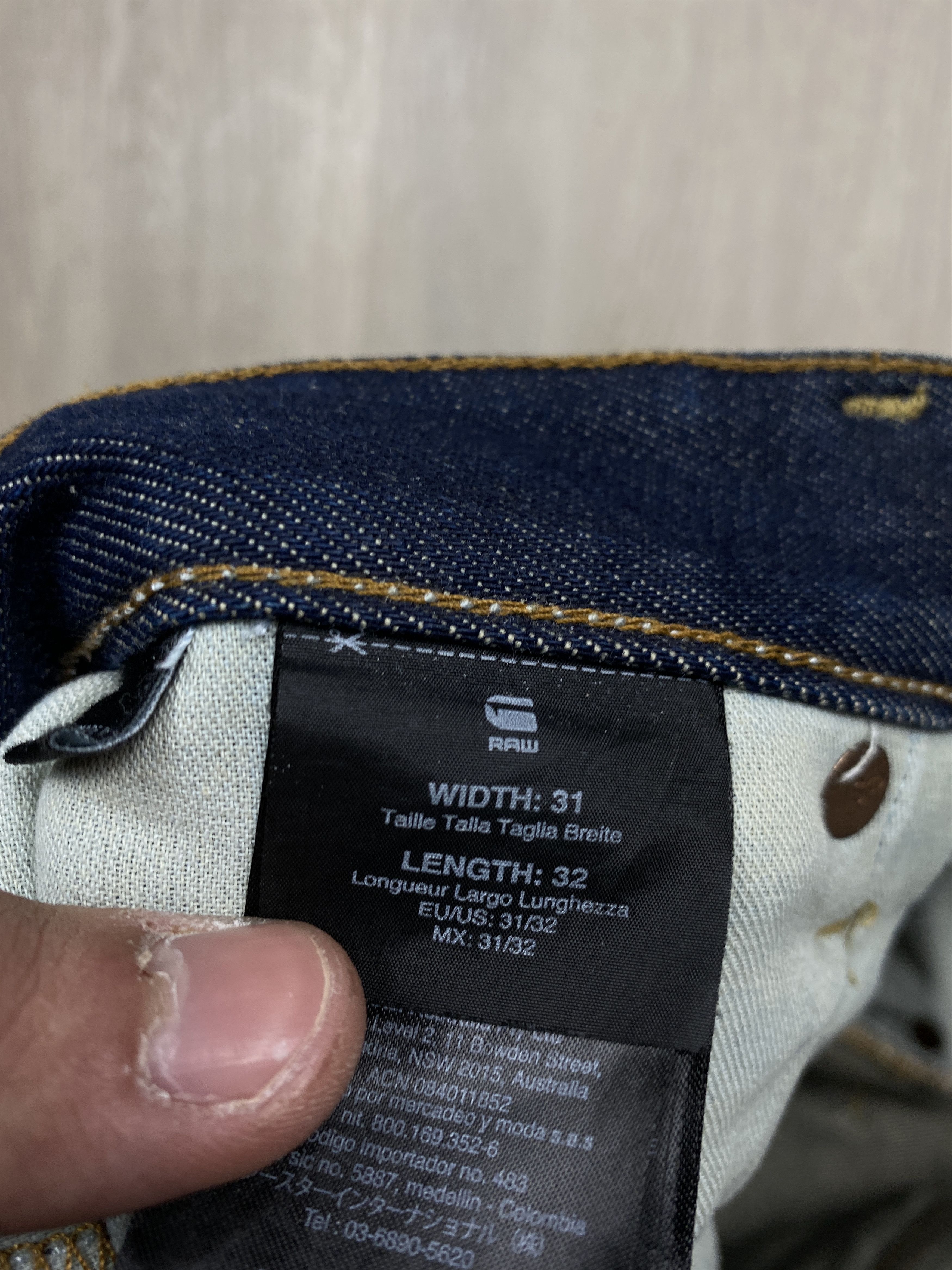 G-Star G Star Raw Vintage Japanese Selvedge Denim Pants Jeans Size US 31 - 7 Thumbnail