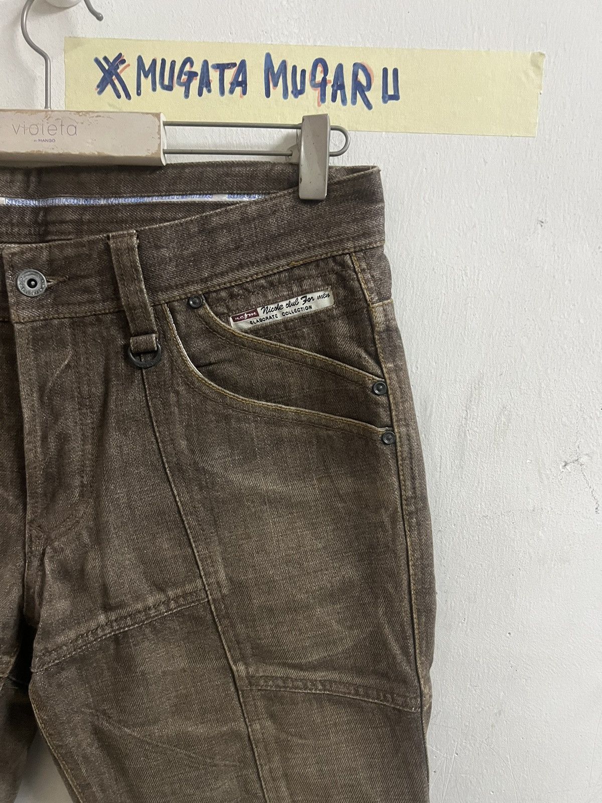 Hysteric Glamour × Japanese Brand Y2K PATCHWORK NİCOLE CLUB DISTRESSED DENIM PANT Size US 33 - 5 Thumbnail